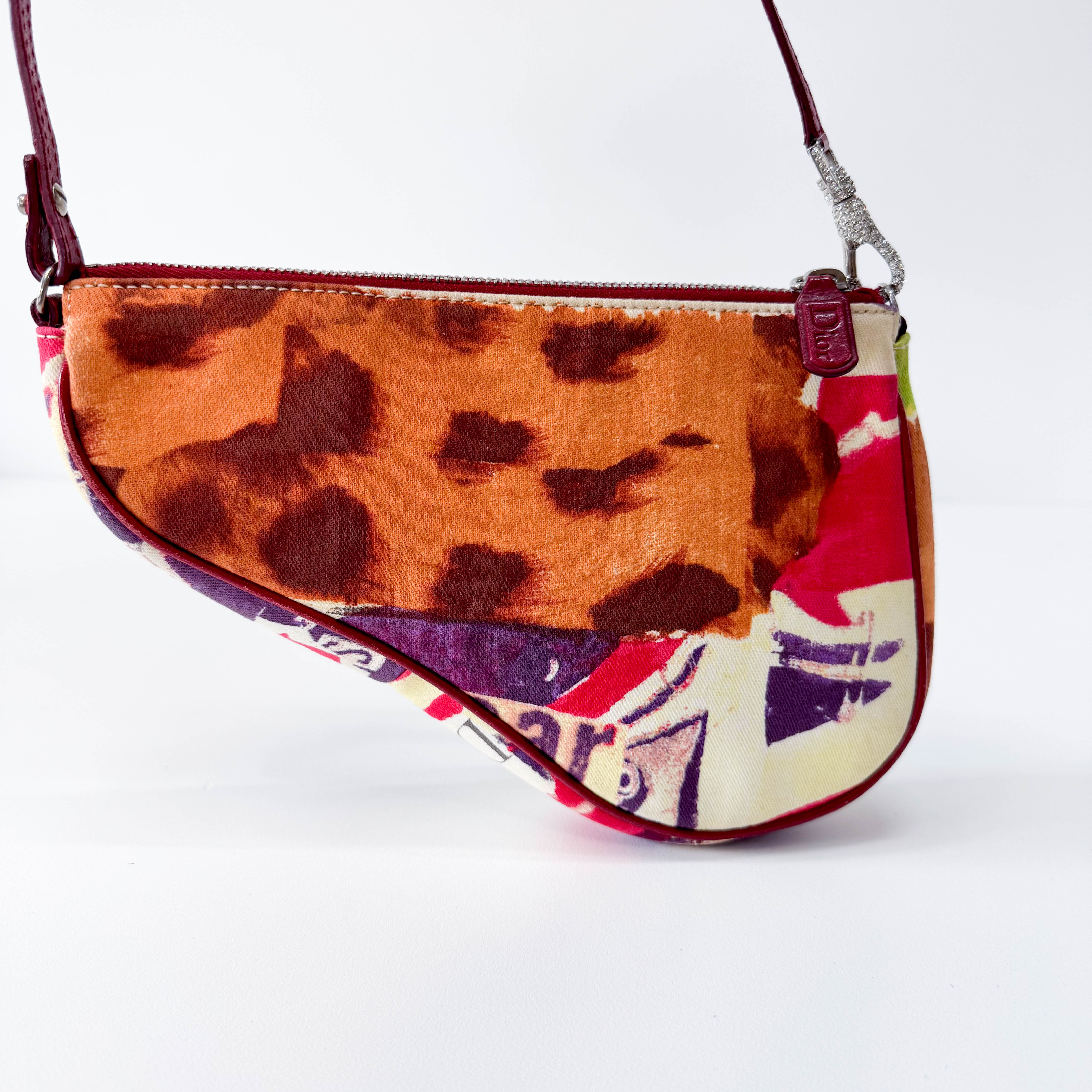 Mini Saddle Victim Crystal Bag