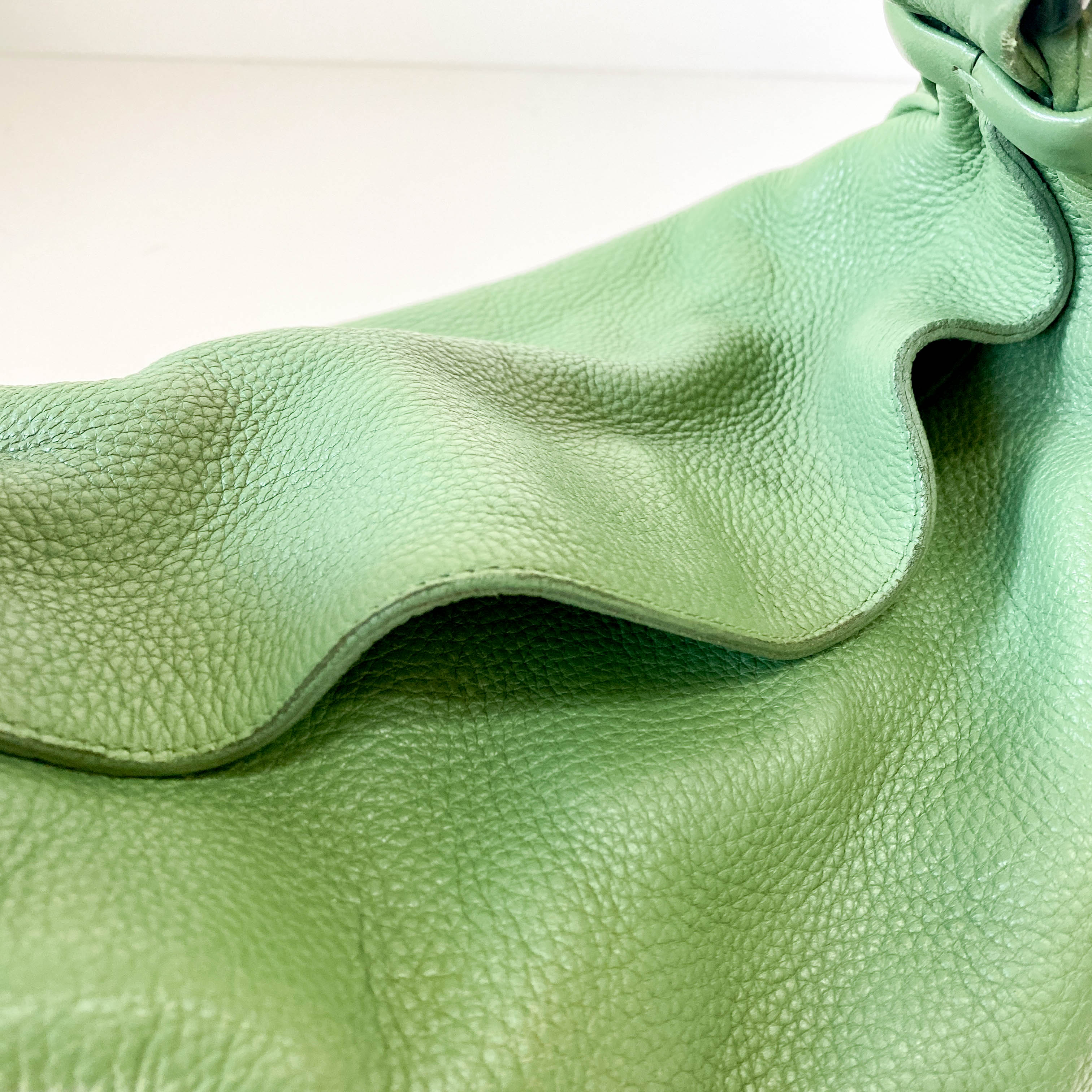 Green Leather Shoulder Bag