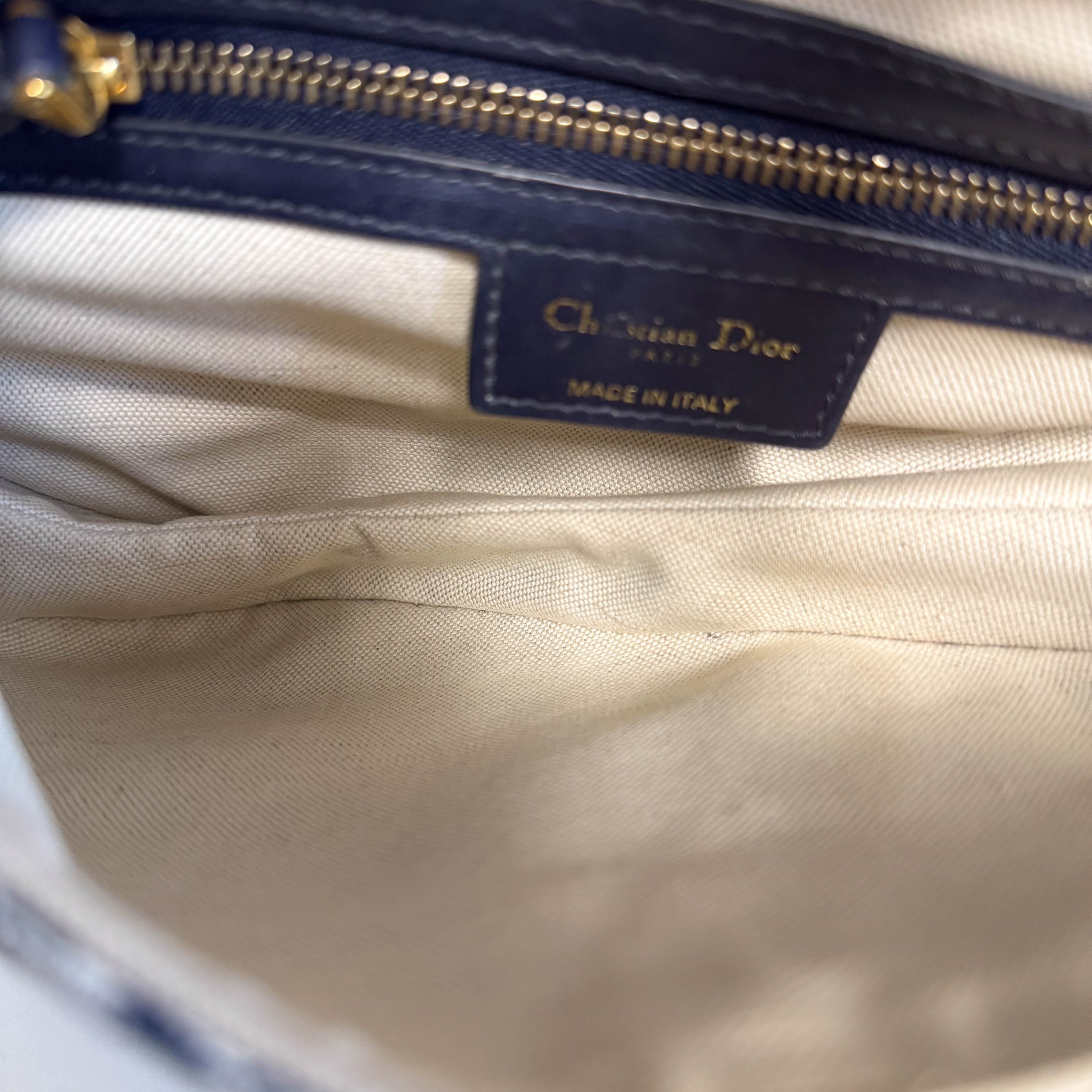 Saddle Bag Toile DE Jouy Reverse Jacquard