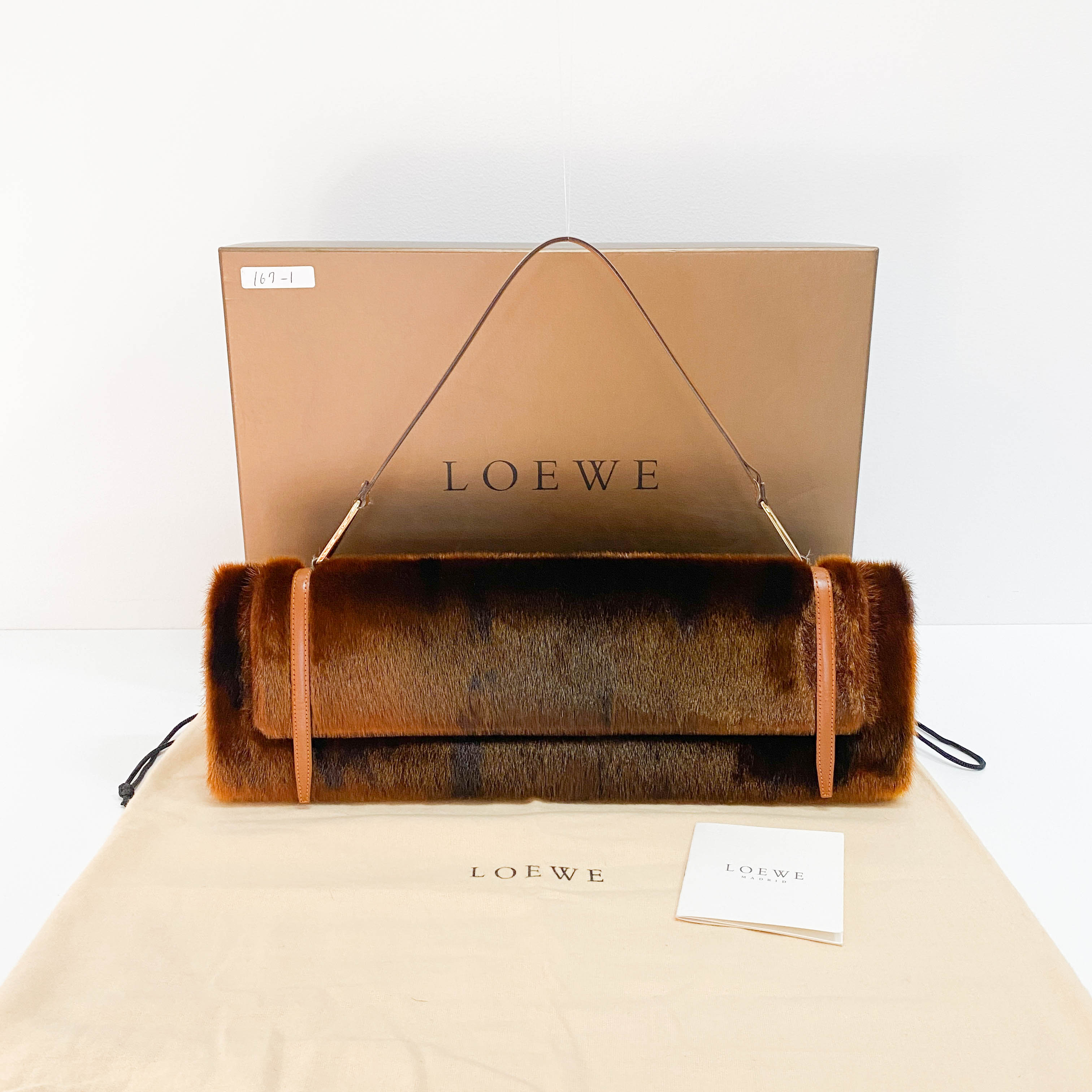 Bronze Fur Shoulder Bag