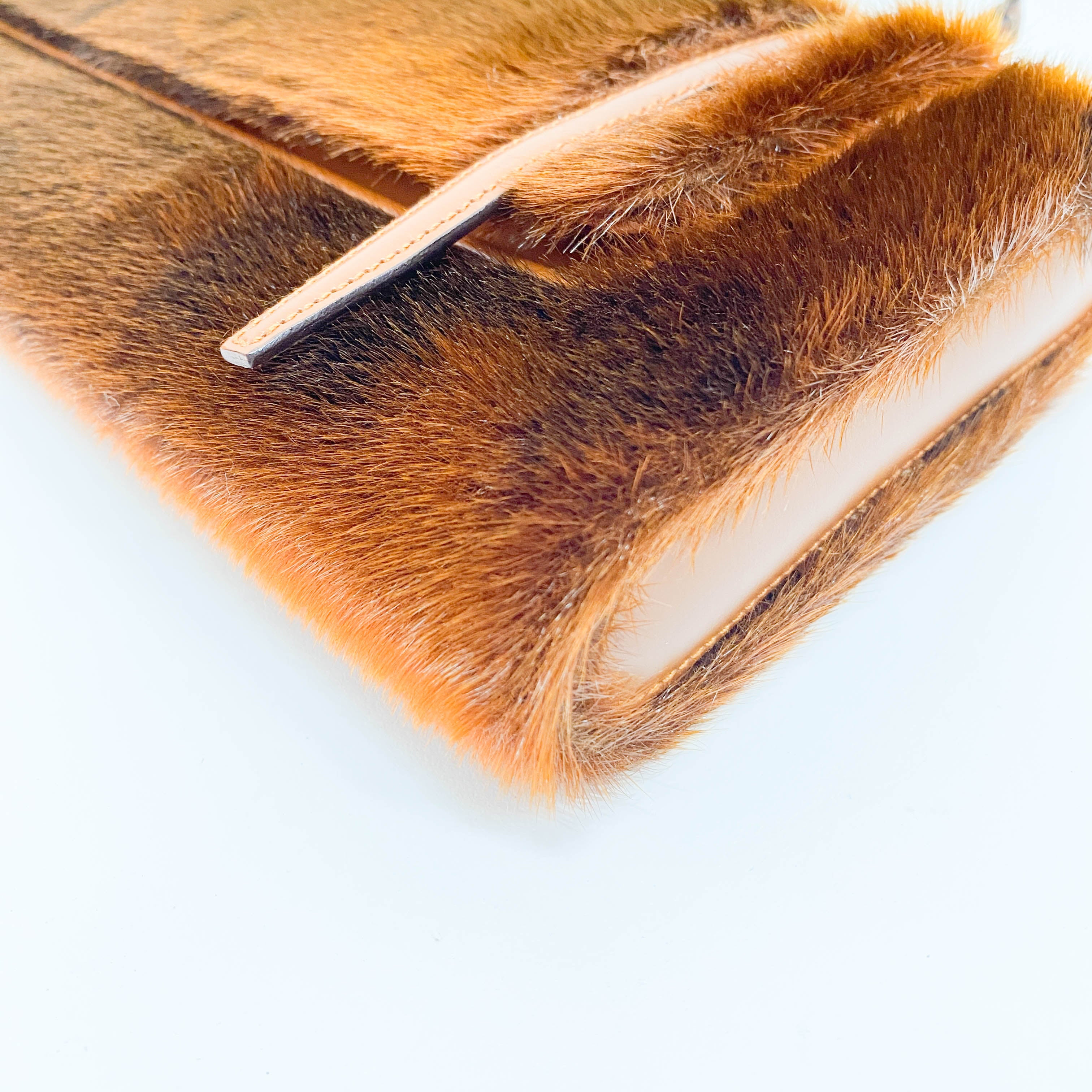 Bronze Fur Shoulder Bag