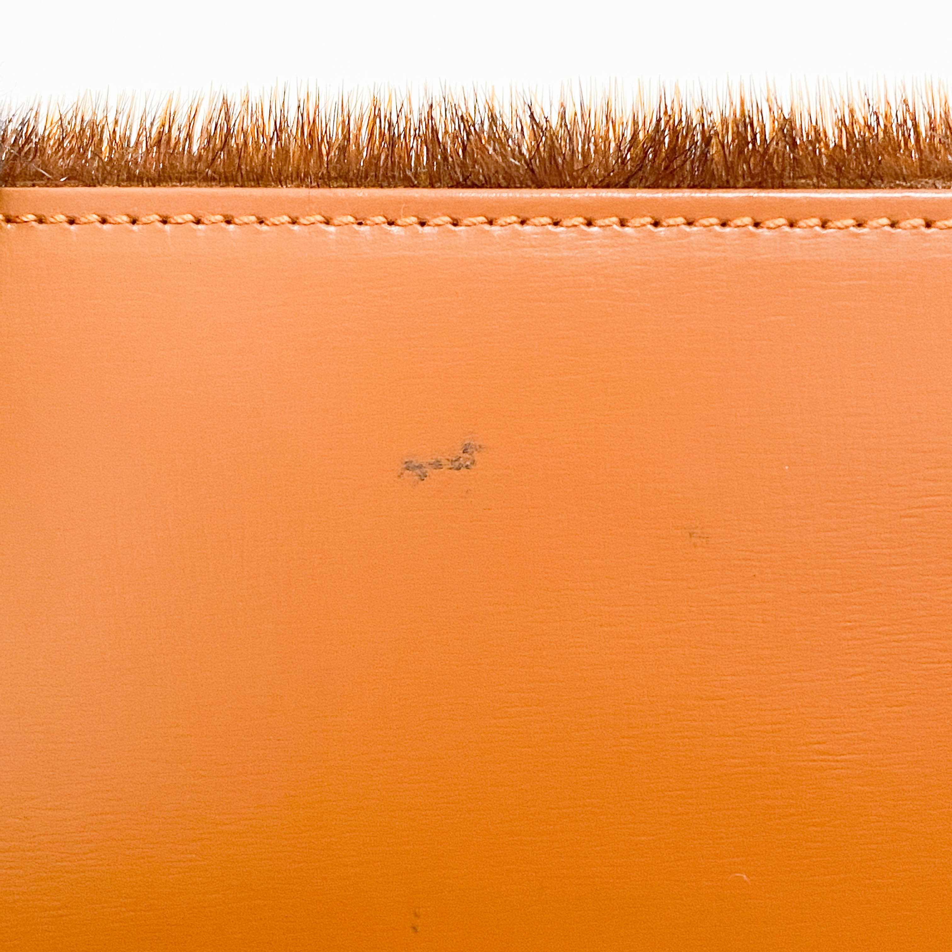 Bronze Fur Shoulder Bag