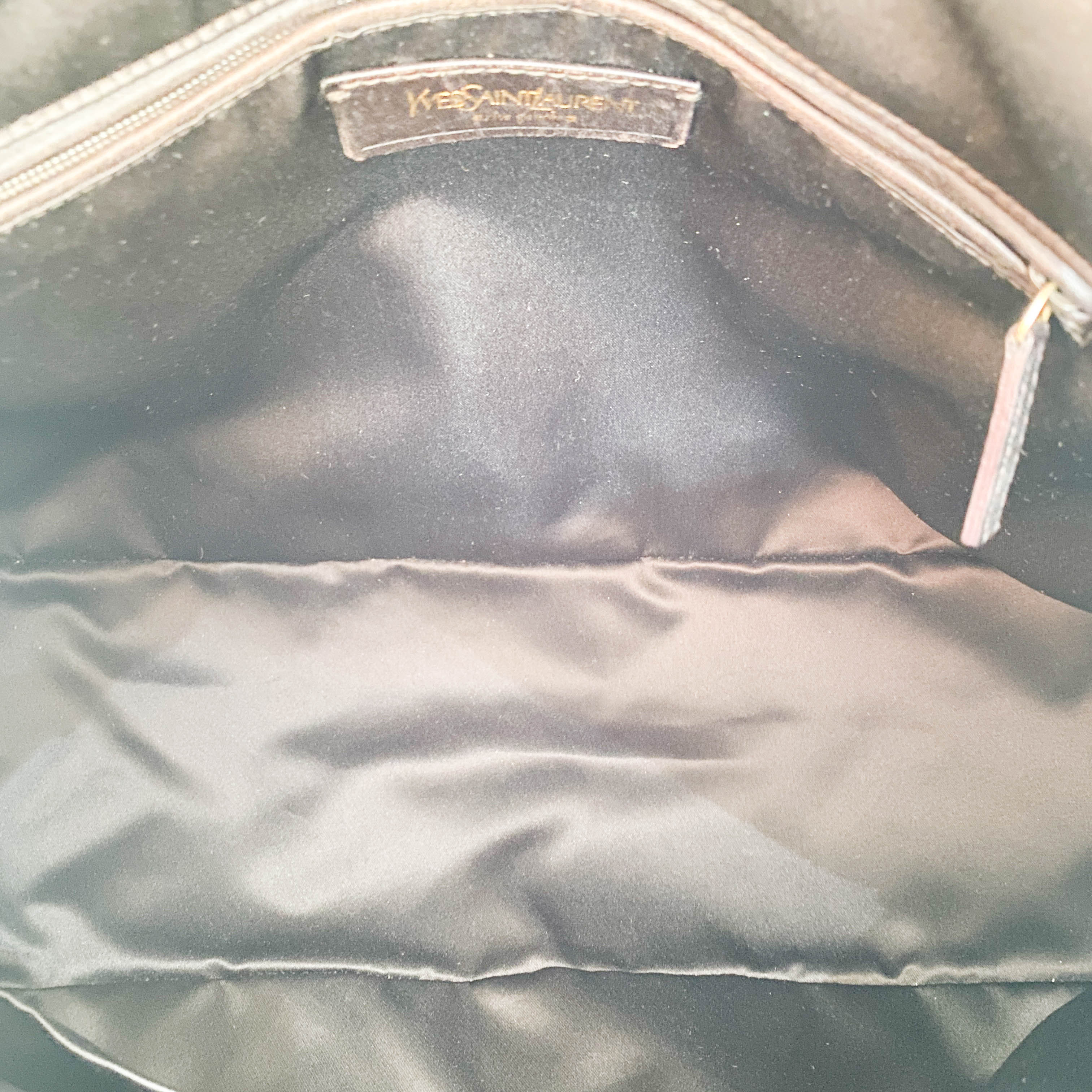 Muse Purple Croc Embossed Leather Shoulder Bag