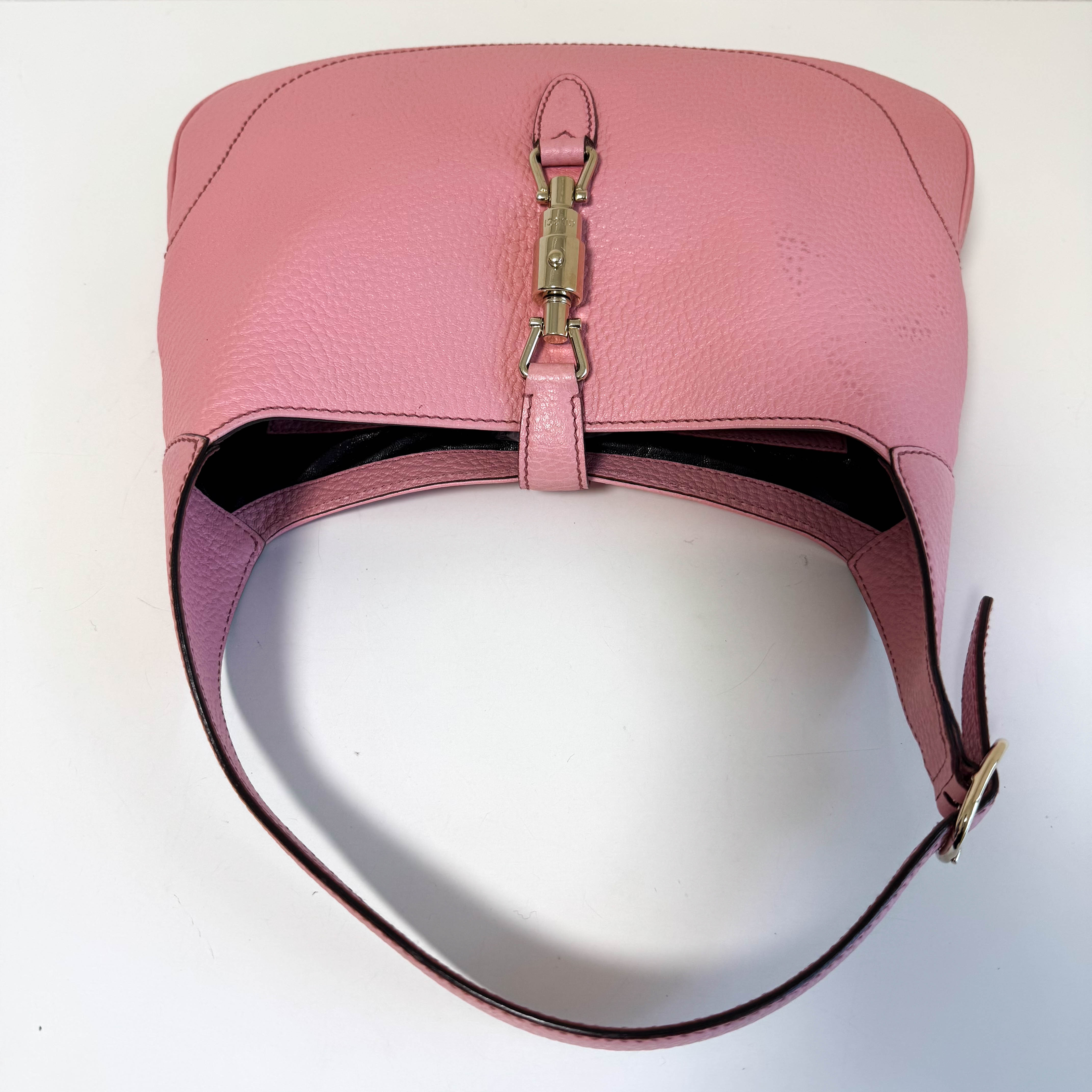 New Jackie Pink Leather Shoulder Bag