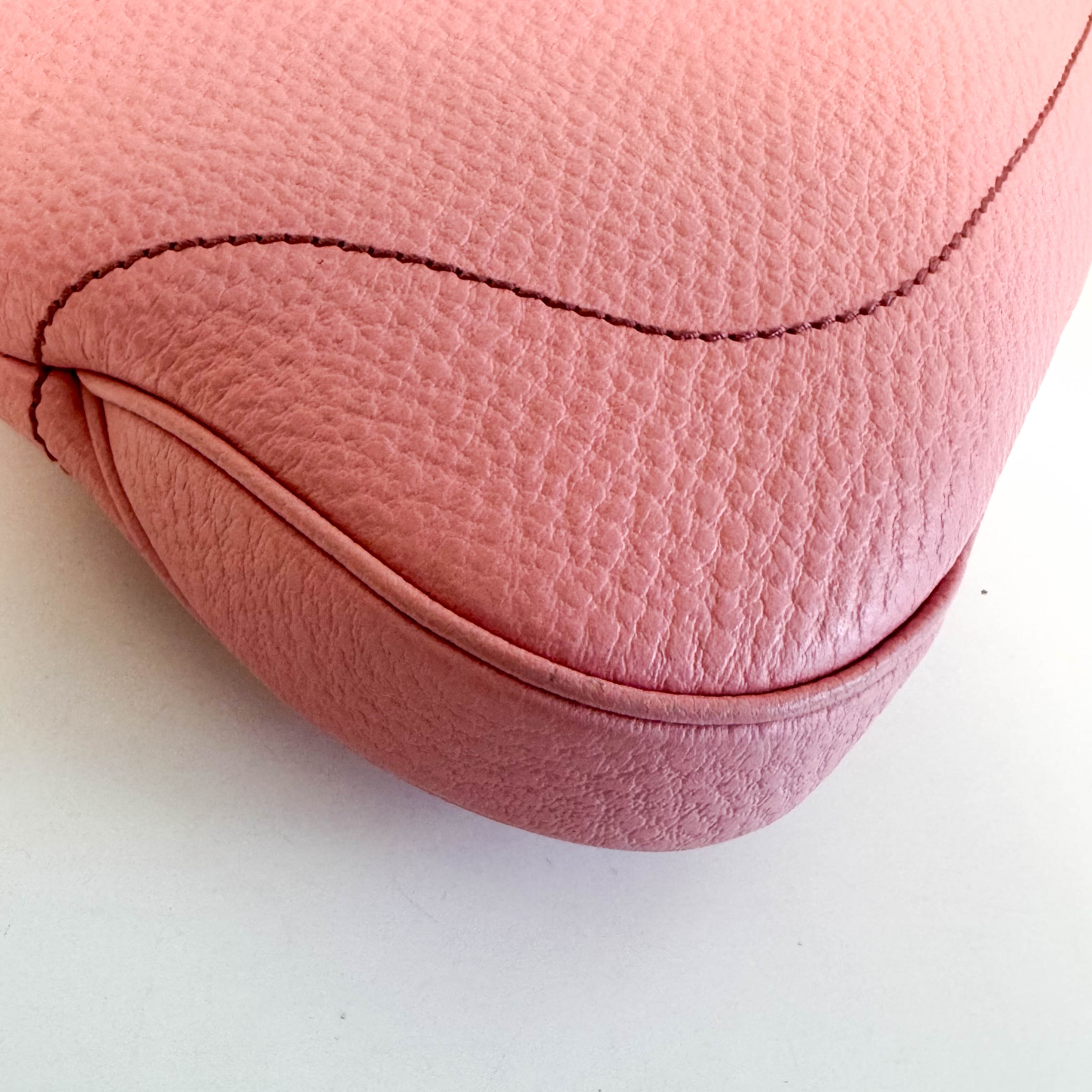 New Jackie Pink Leather Shoulder Bag