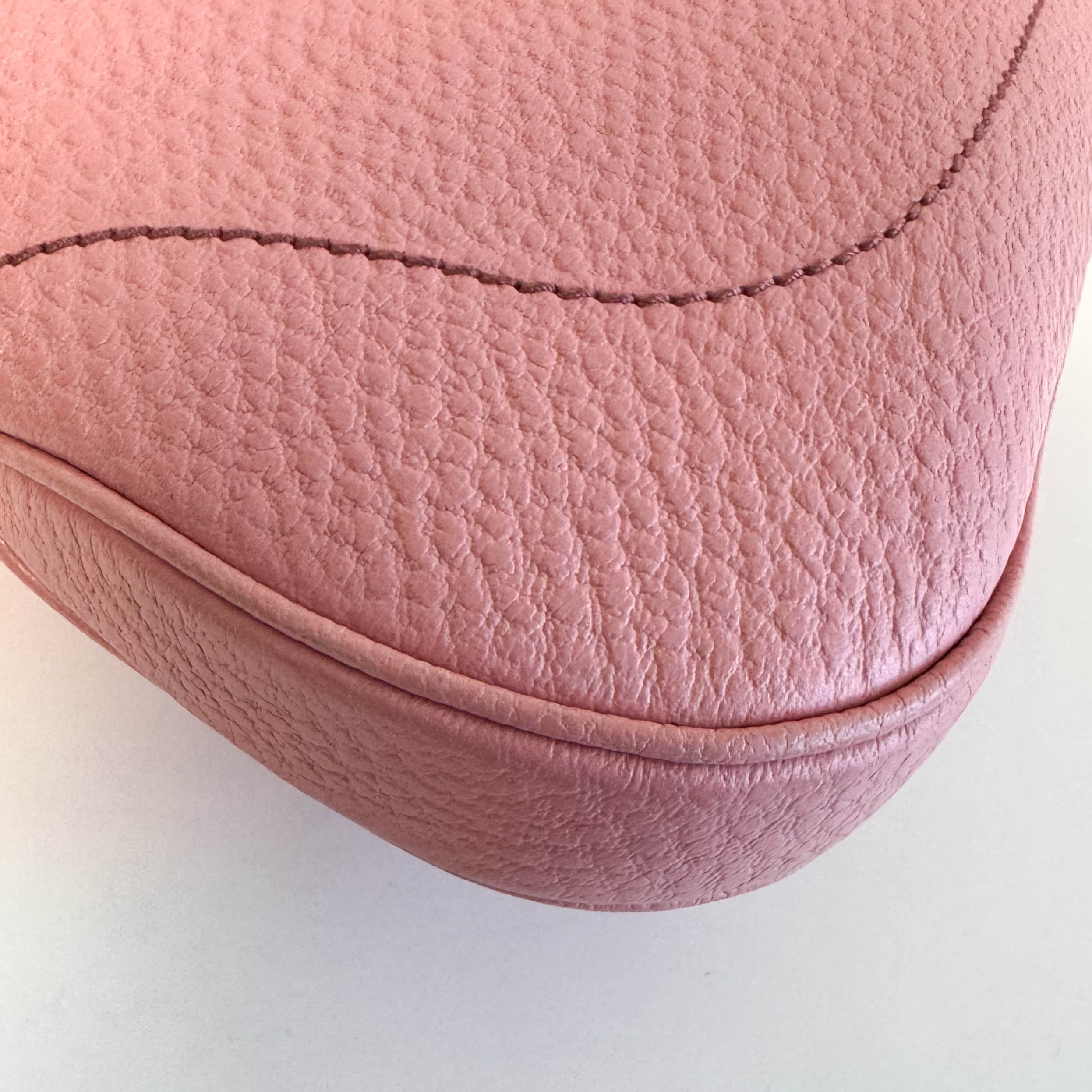 New Jackie Pink Leather Shoulder Bag