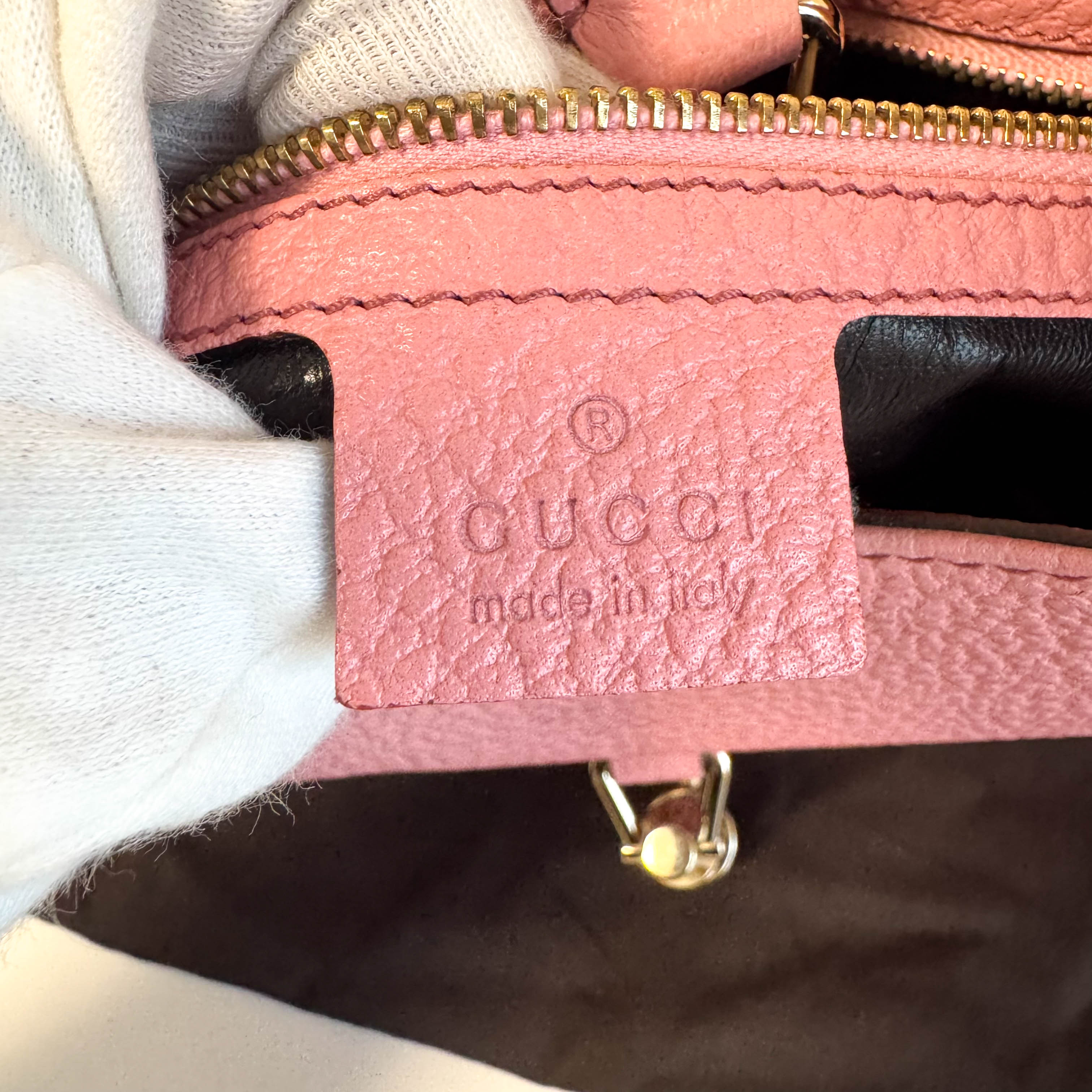 New Jackie Pink Leather Shoulder Bag