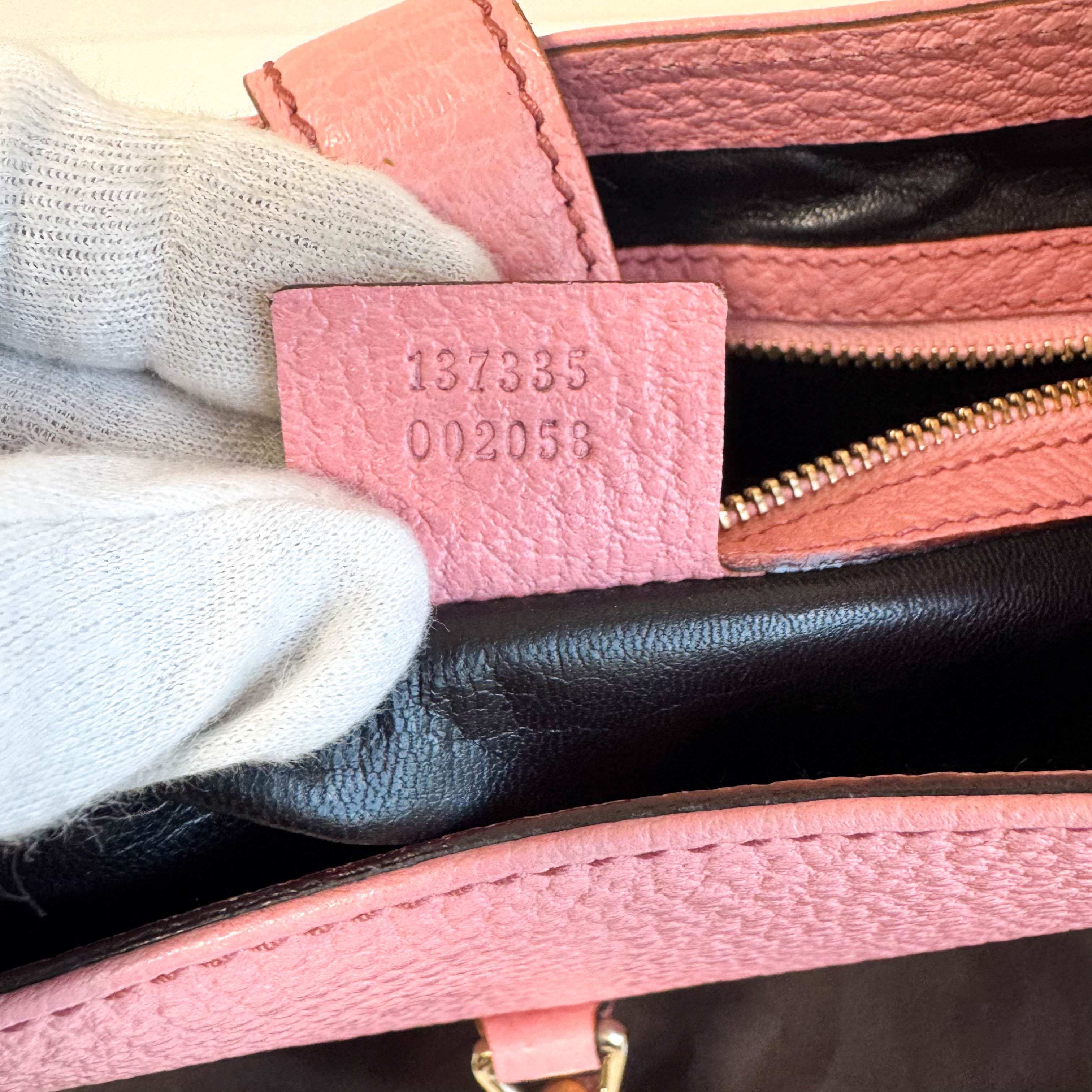 New Jackie Pink Leather Shoulder Bag