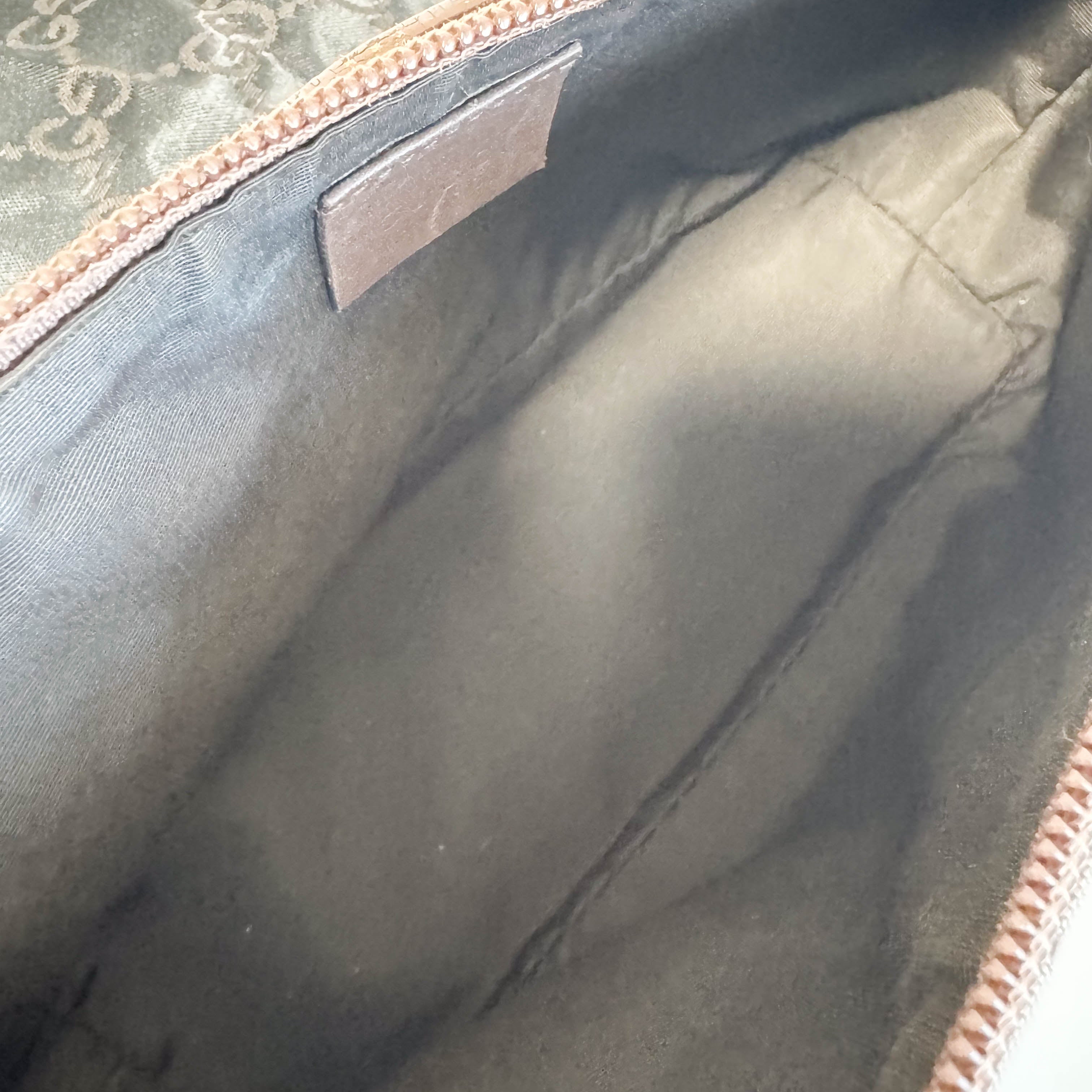 Brown GG Canvas Hobo Pochette Bag