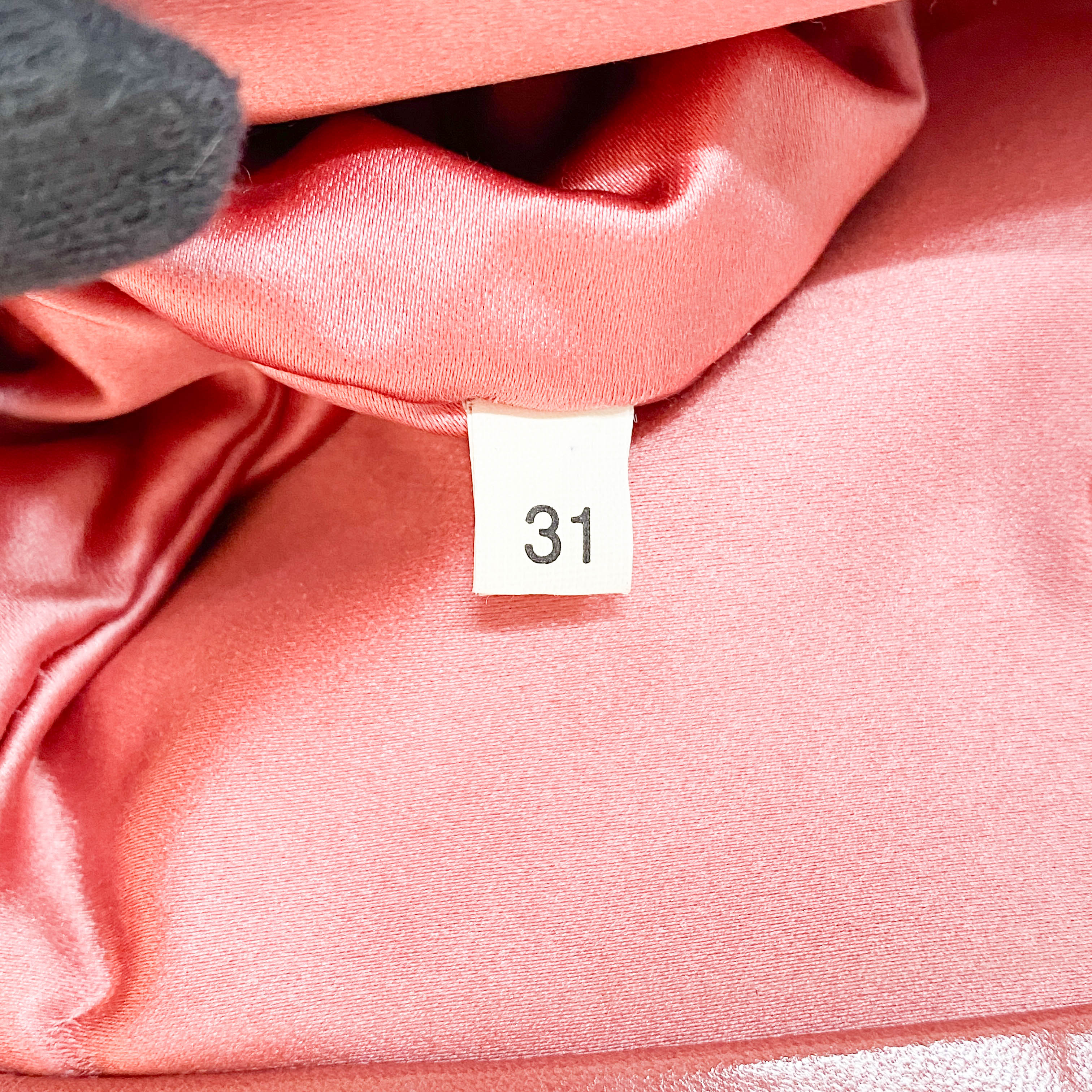 Pink Satin Shoulder Bag