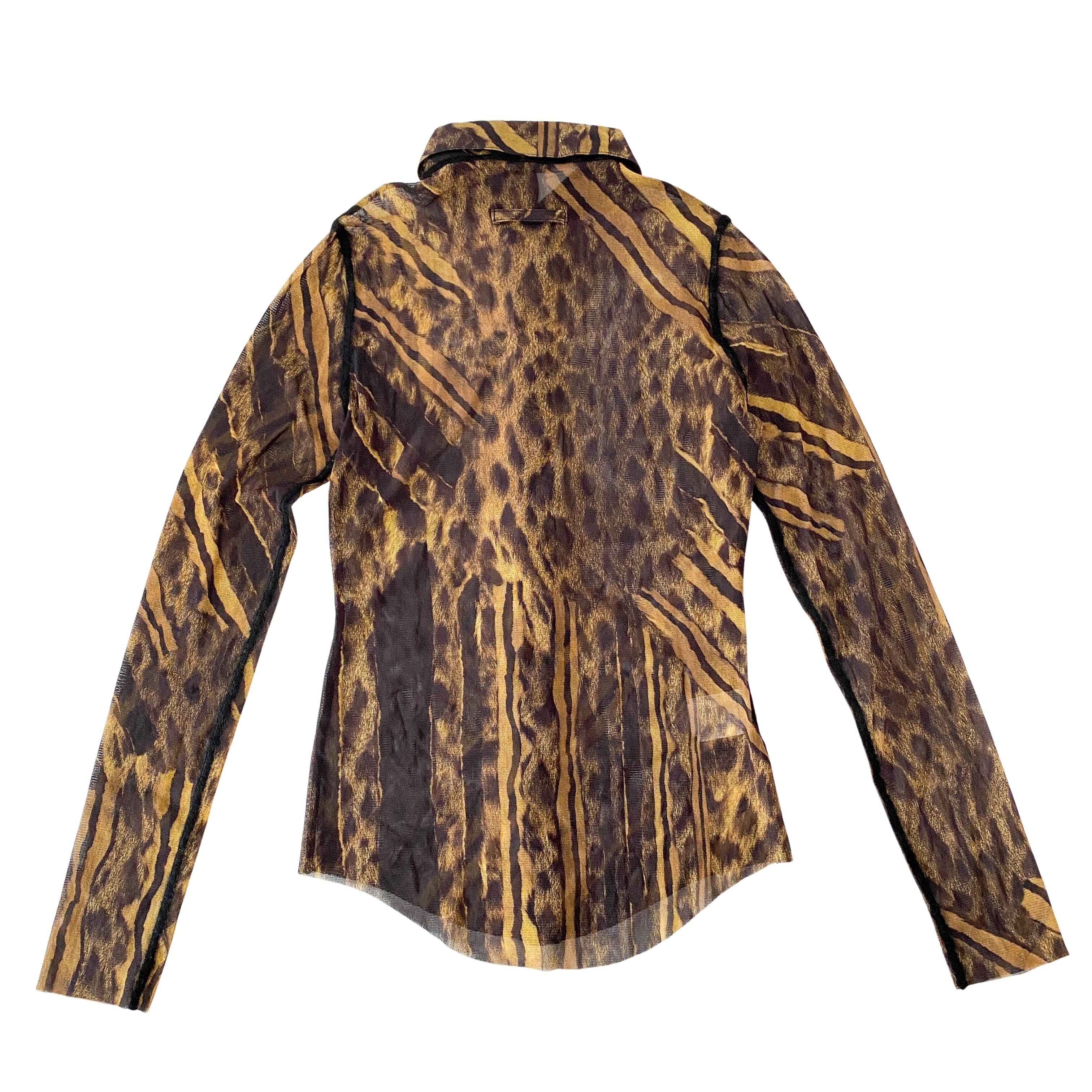 Archive Leopard Nylon Shirt Size40