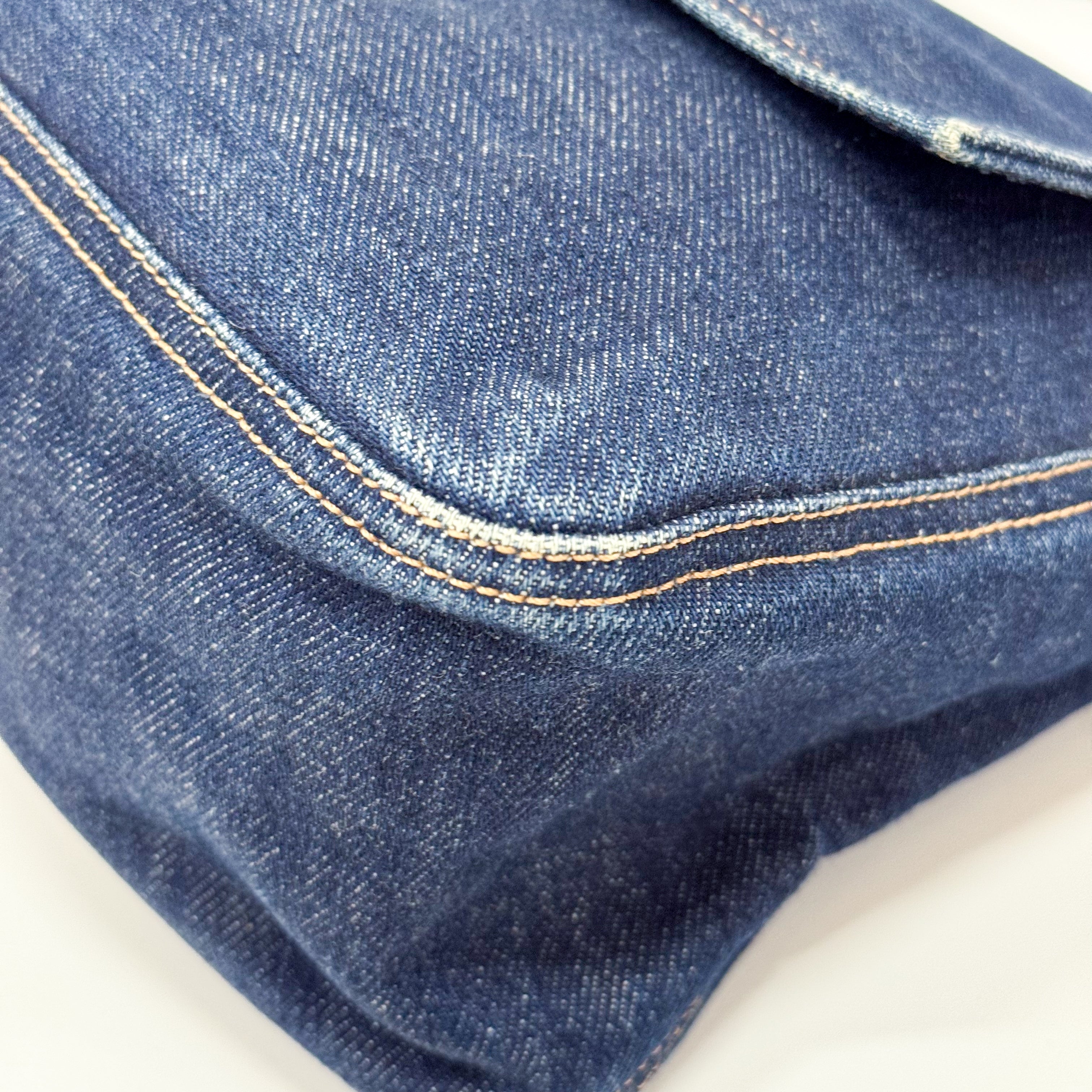 Mamma Baguette Denim Shoulder Bag