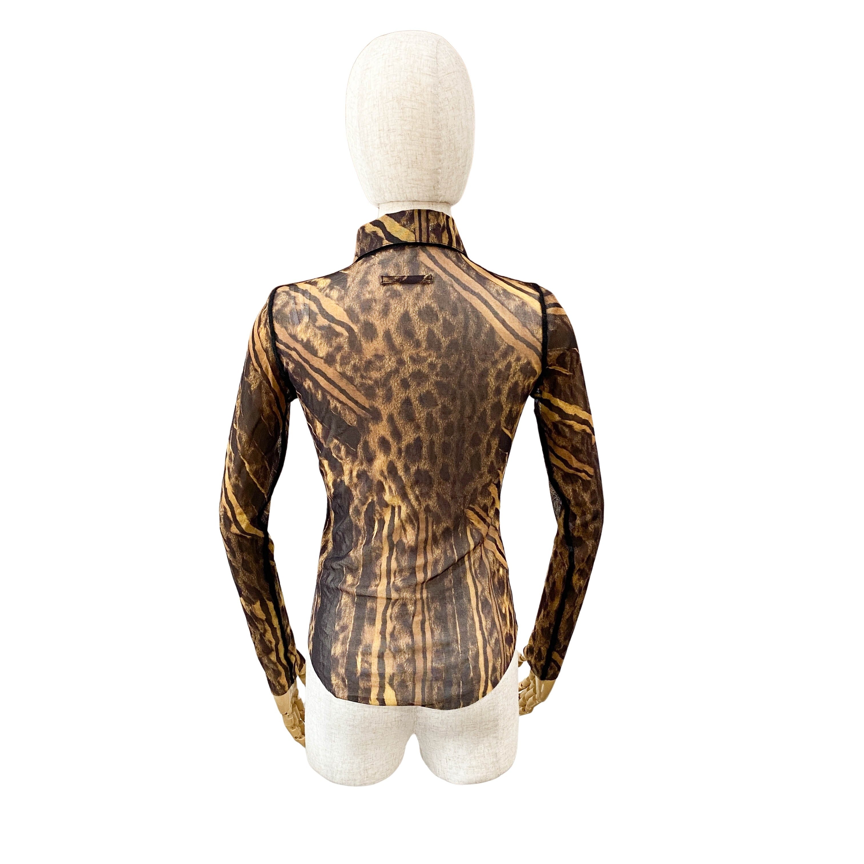 Archive Leopard Nylon Shirt Size40