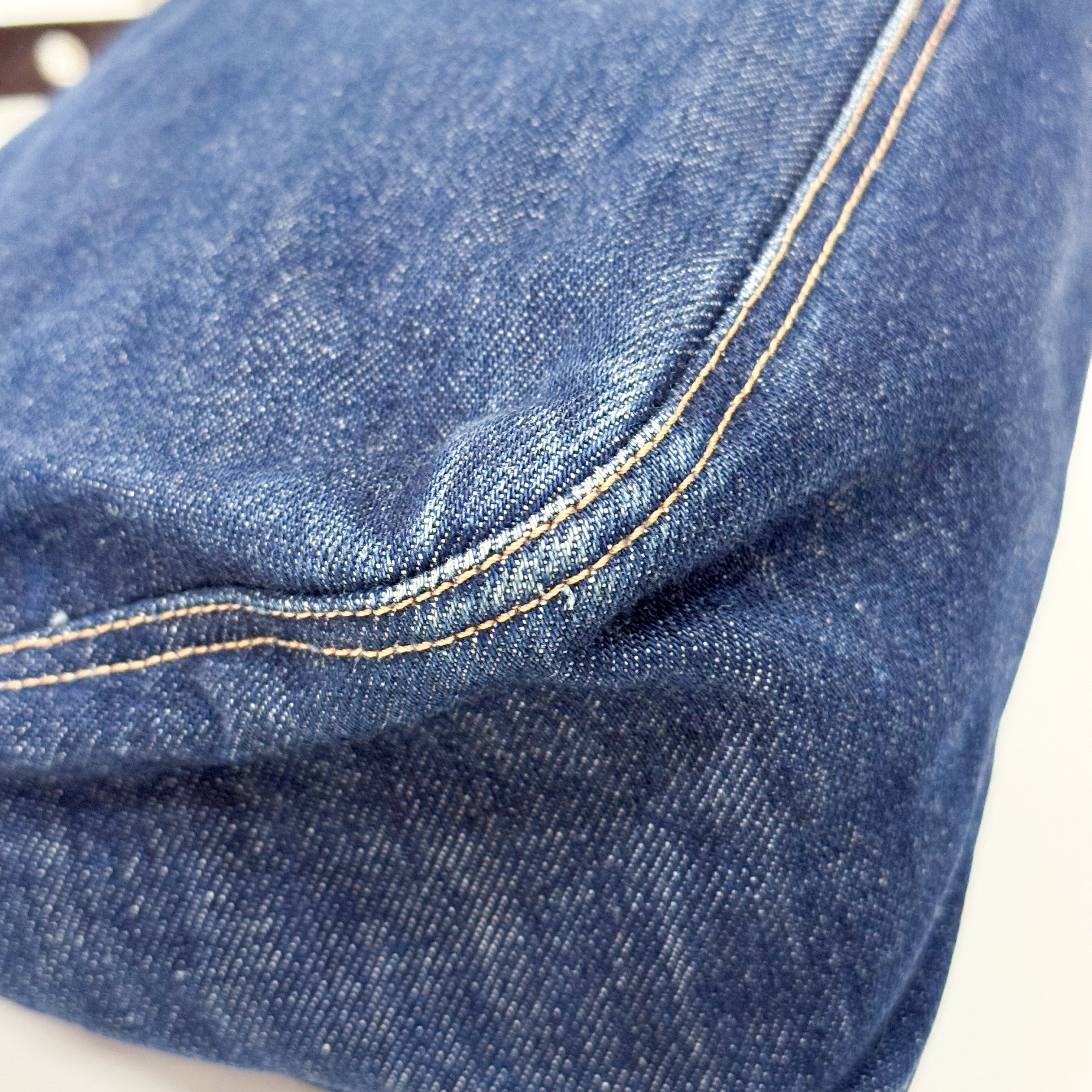 Mamma Baguette Denim Shoulder Bag