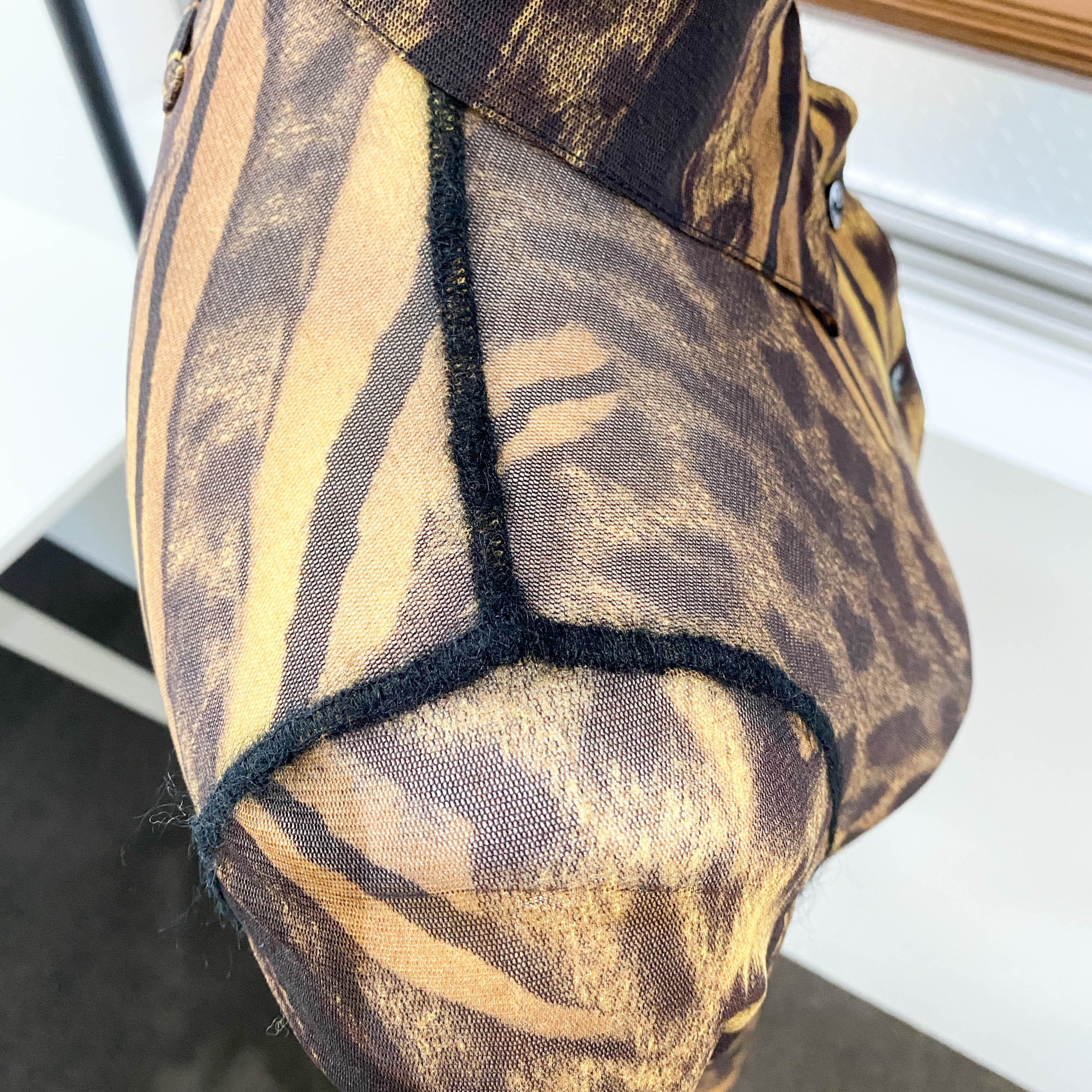 Archive Leopard Nylon Shirt Size40