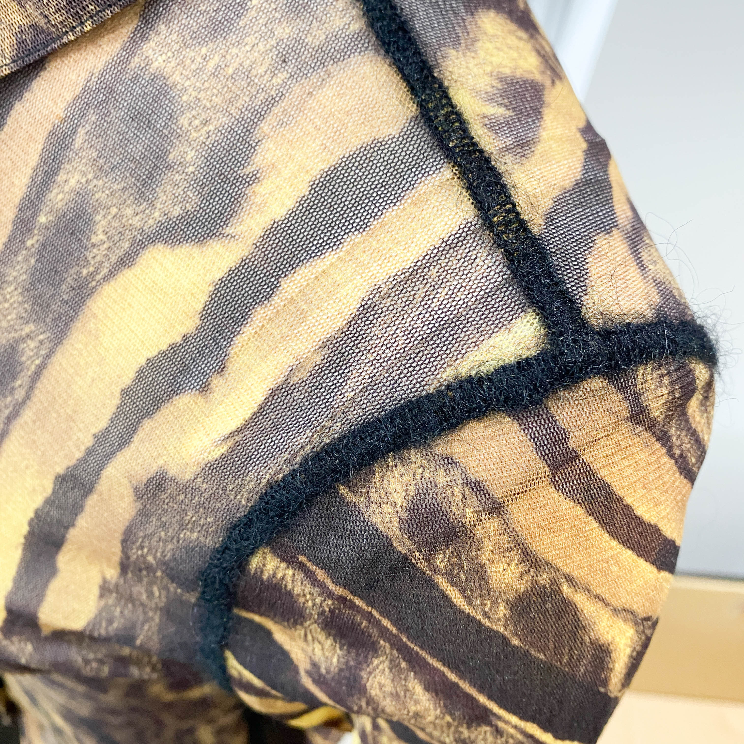 Archive Leopard Nylon Shirt Size40