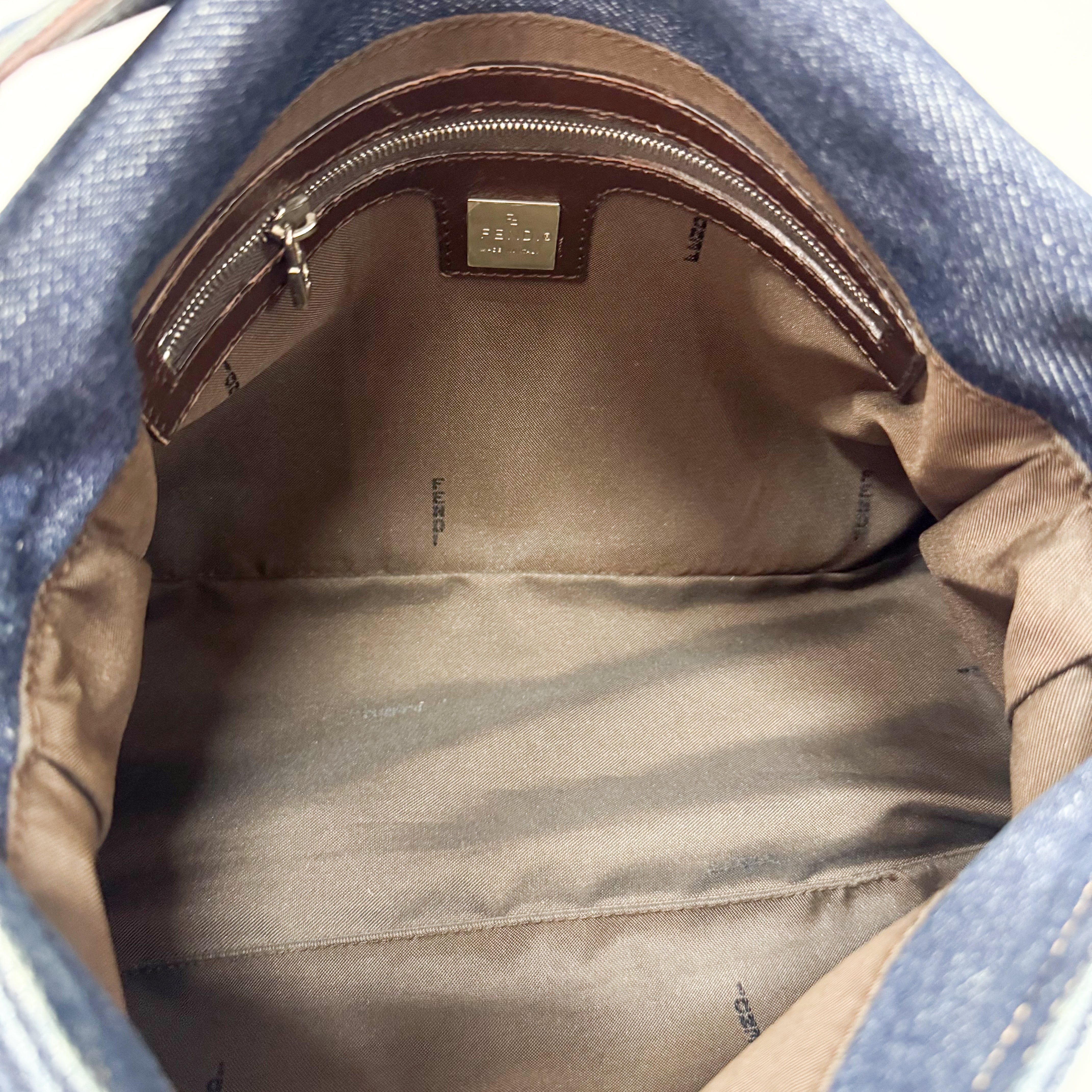 Mamma Baguette Denim Shoulder Bag