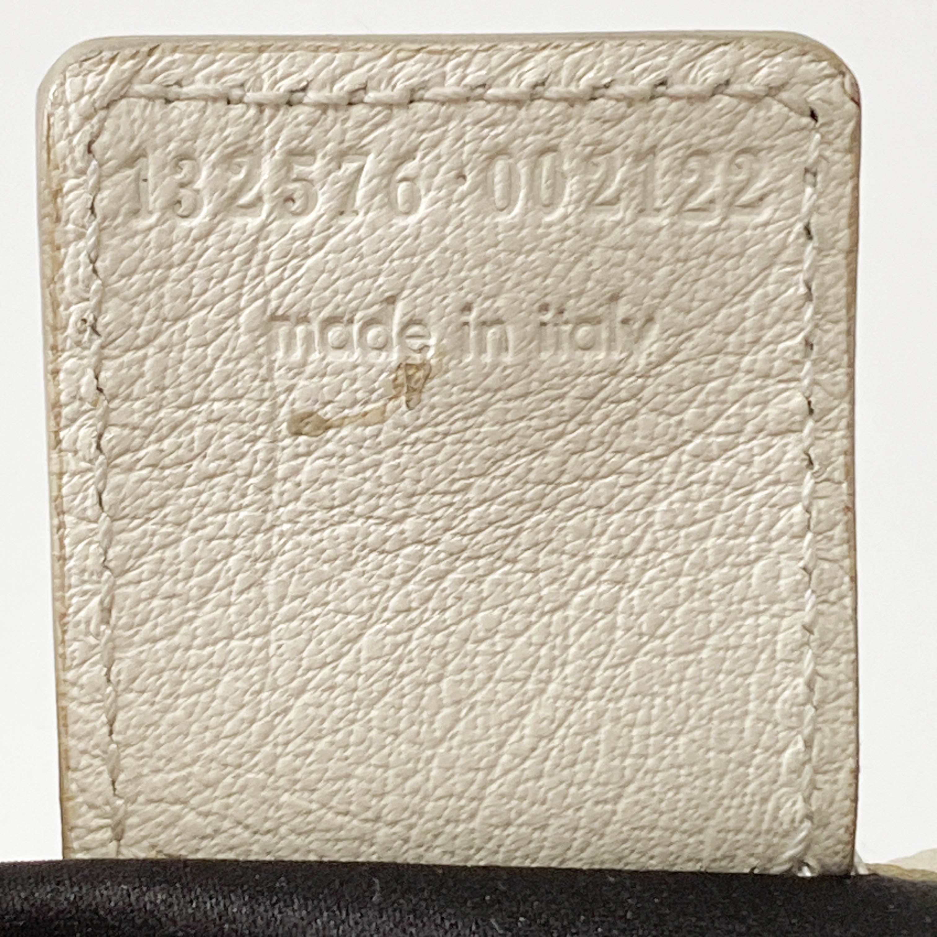 Mombasa White Leather Studs Shoulder Bag