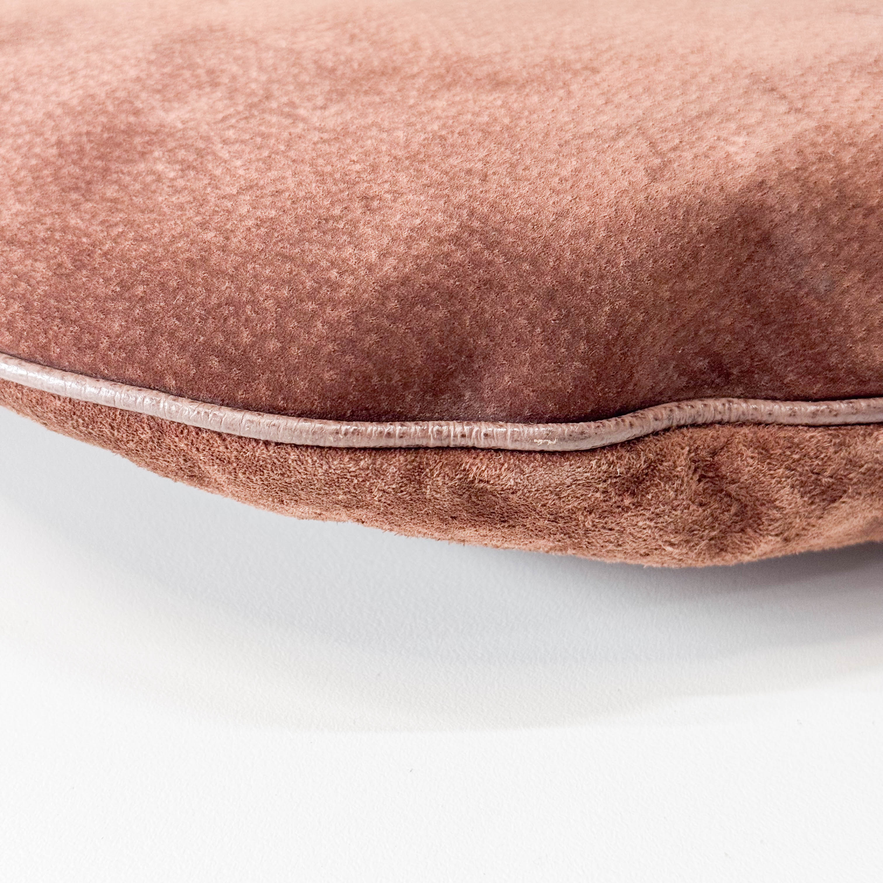 Brown Suede Shoulder Bag