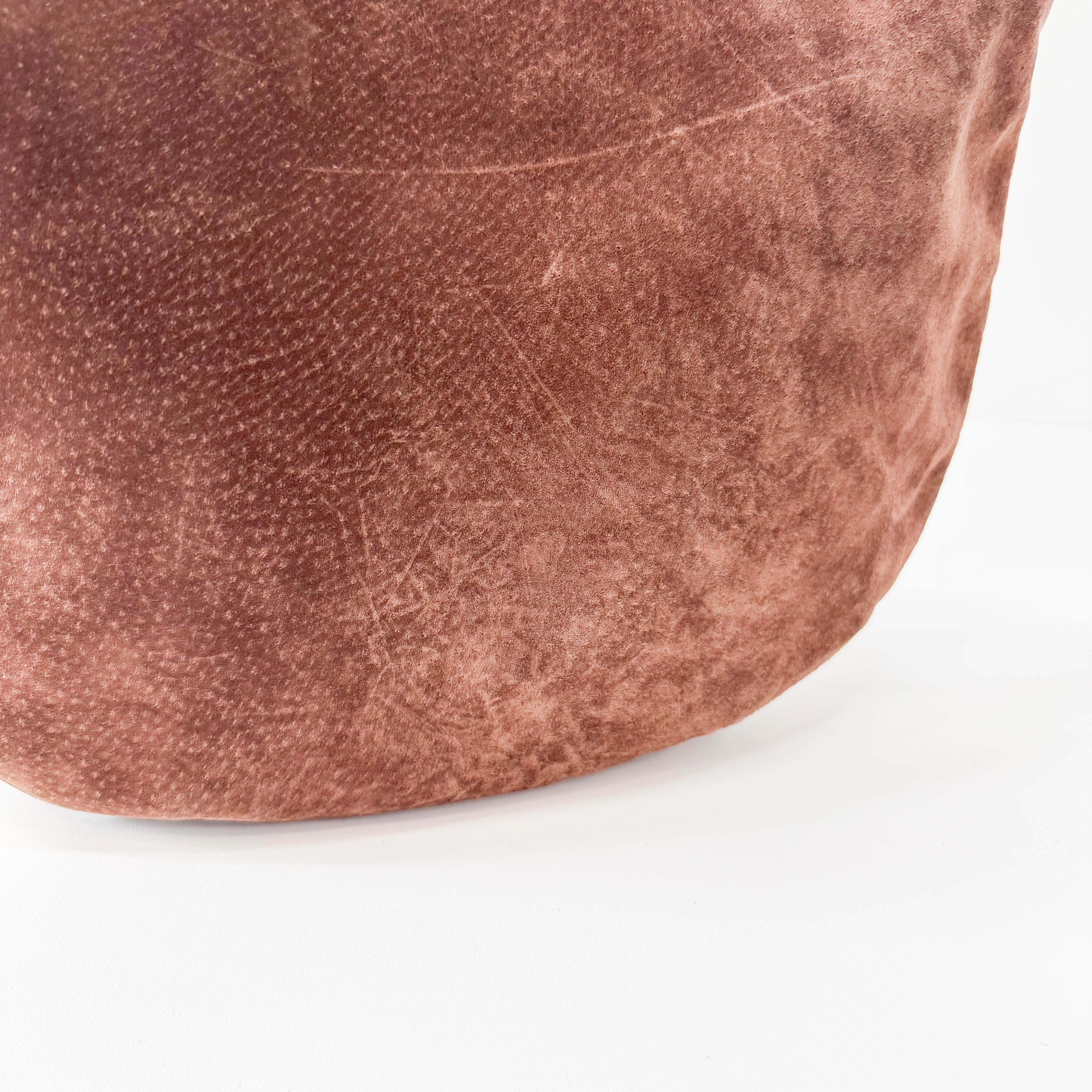 Brown Suede Shoulder Bag