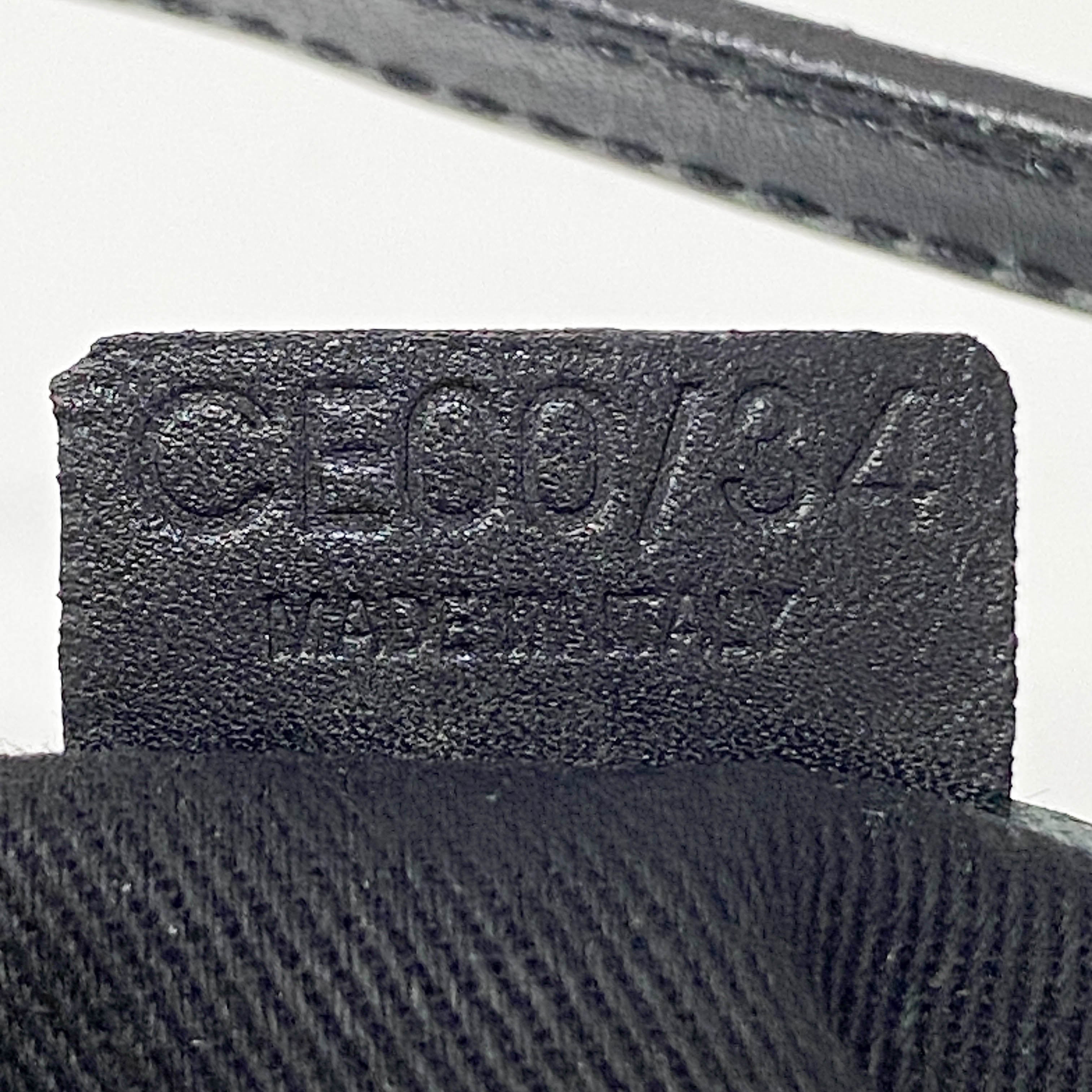 Macadam Triomphe Black Leather Shoulder Bag