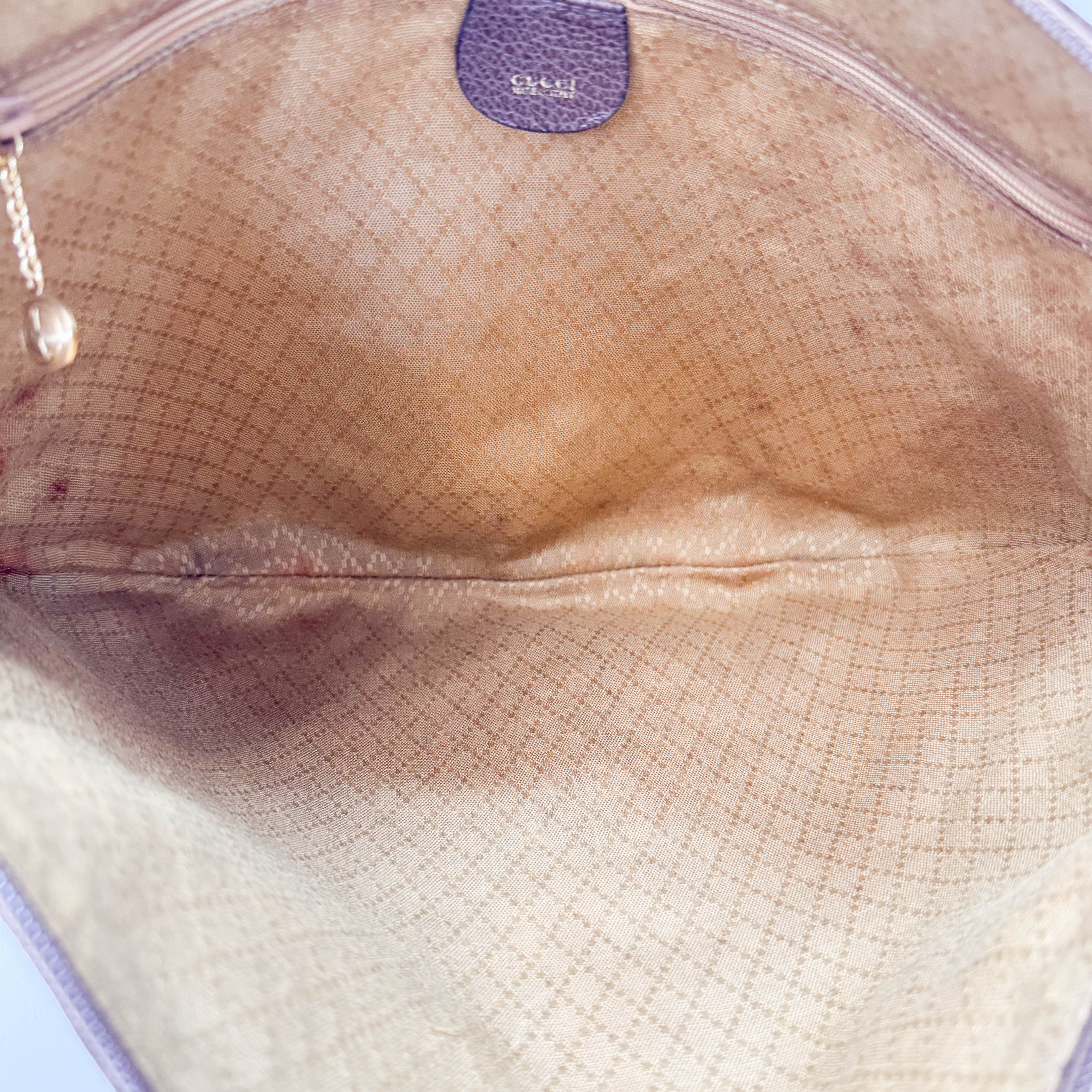 Brown Suede Shoulder Bag