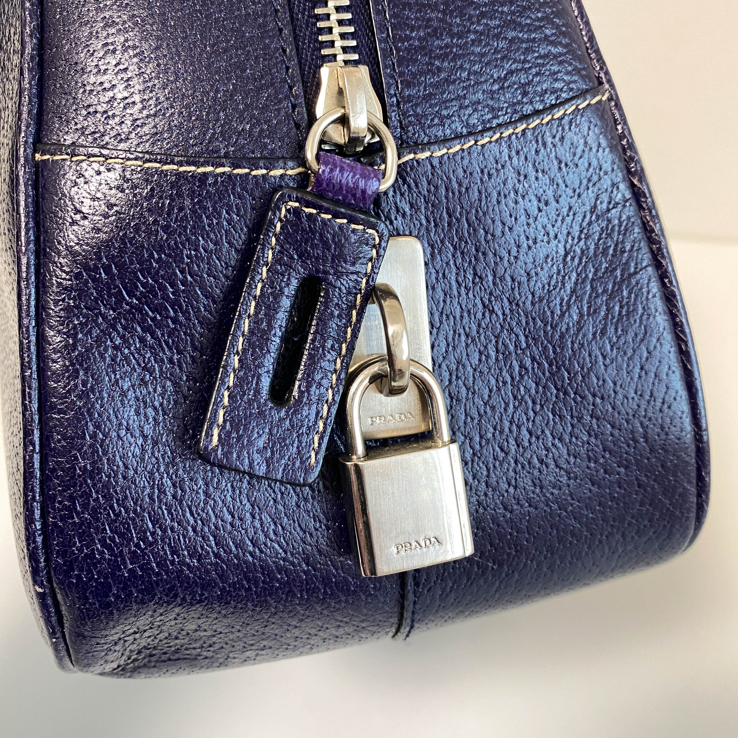 Prada Cinghiale Sport Bag Prugna Shoulder Bag