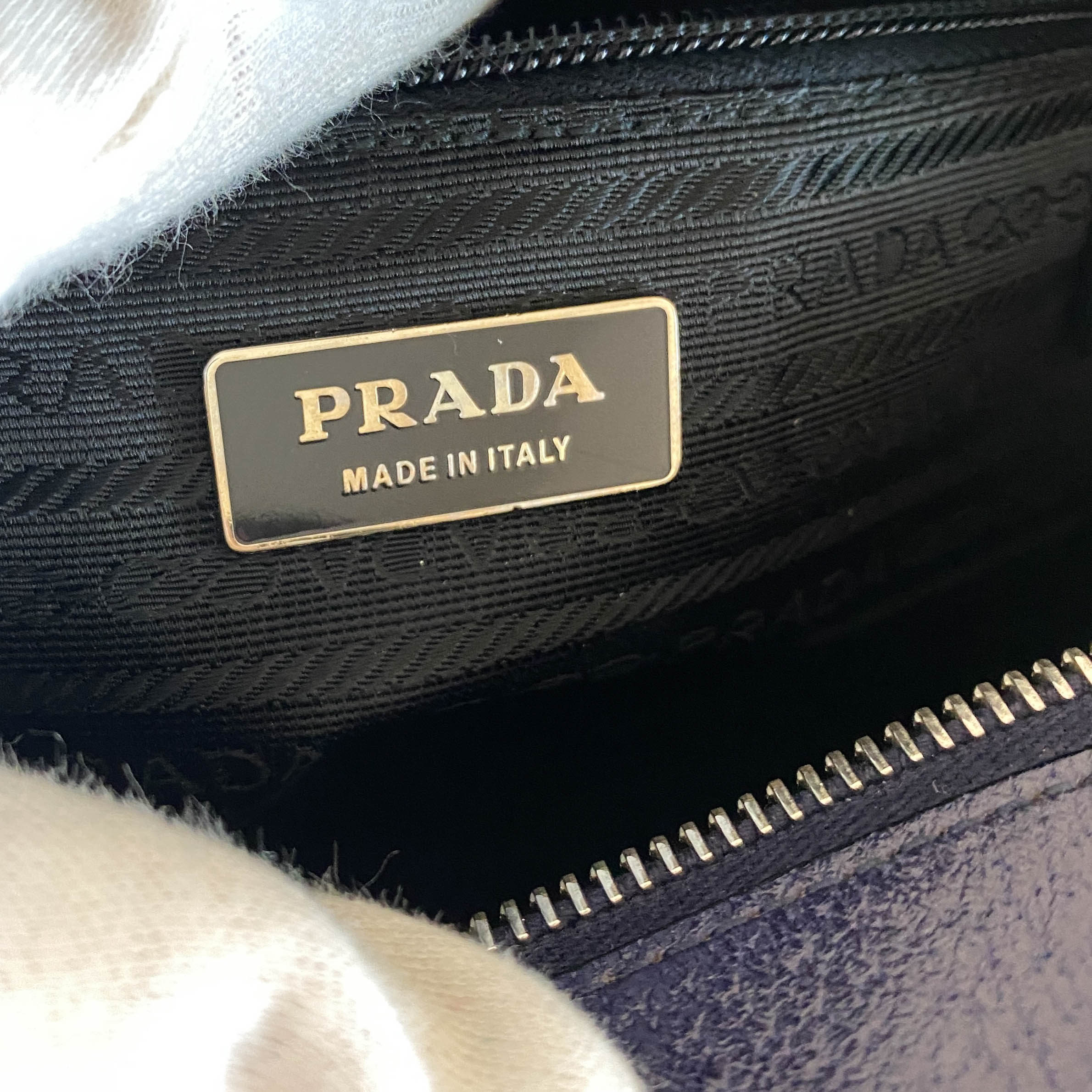 Prada Cinghiale Sport Bag Prugna Shoulder Bag