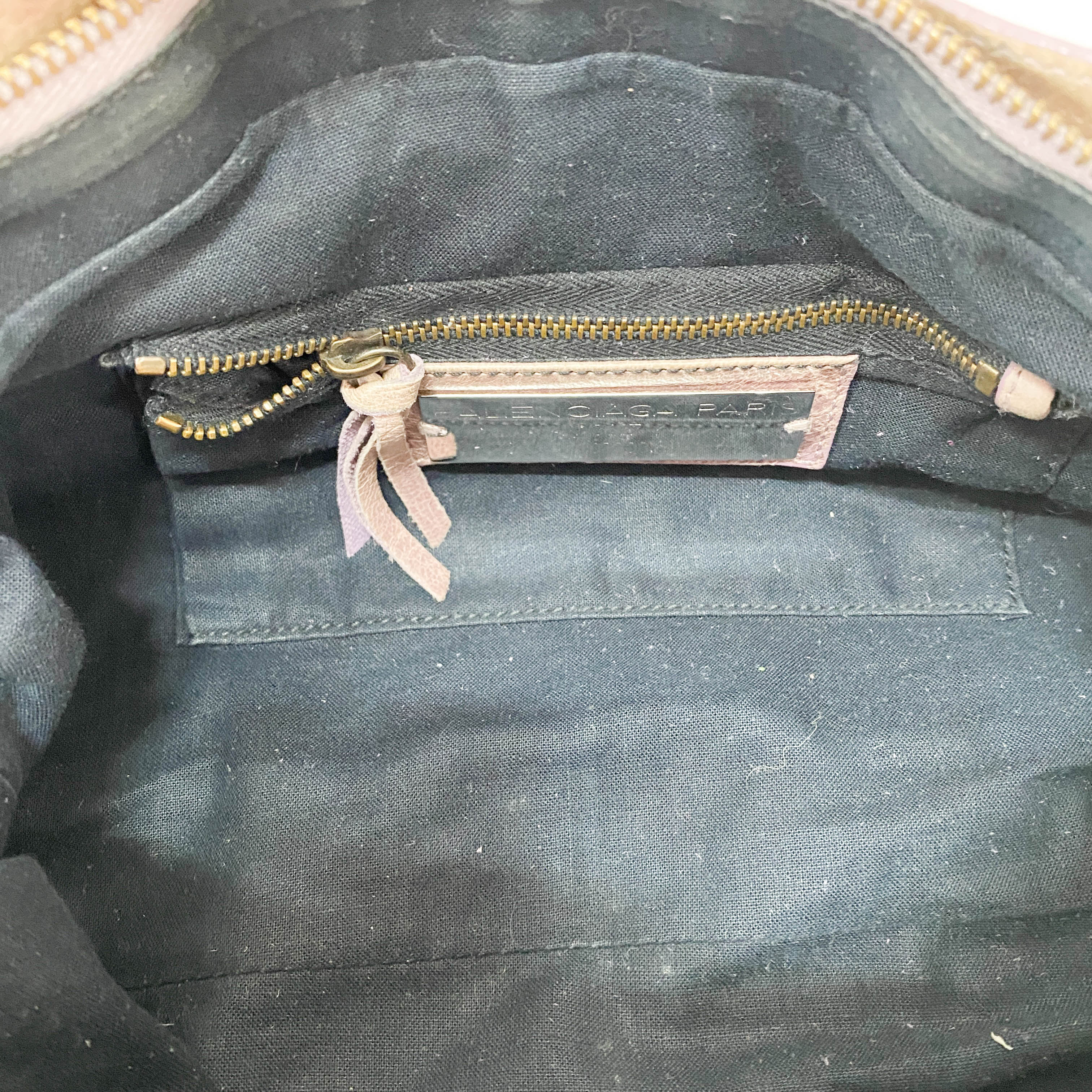 Mini City Brown Leather Shoulder Bag