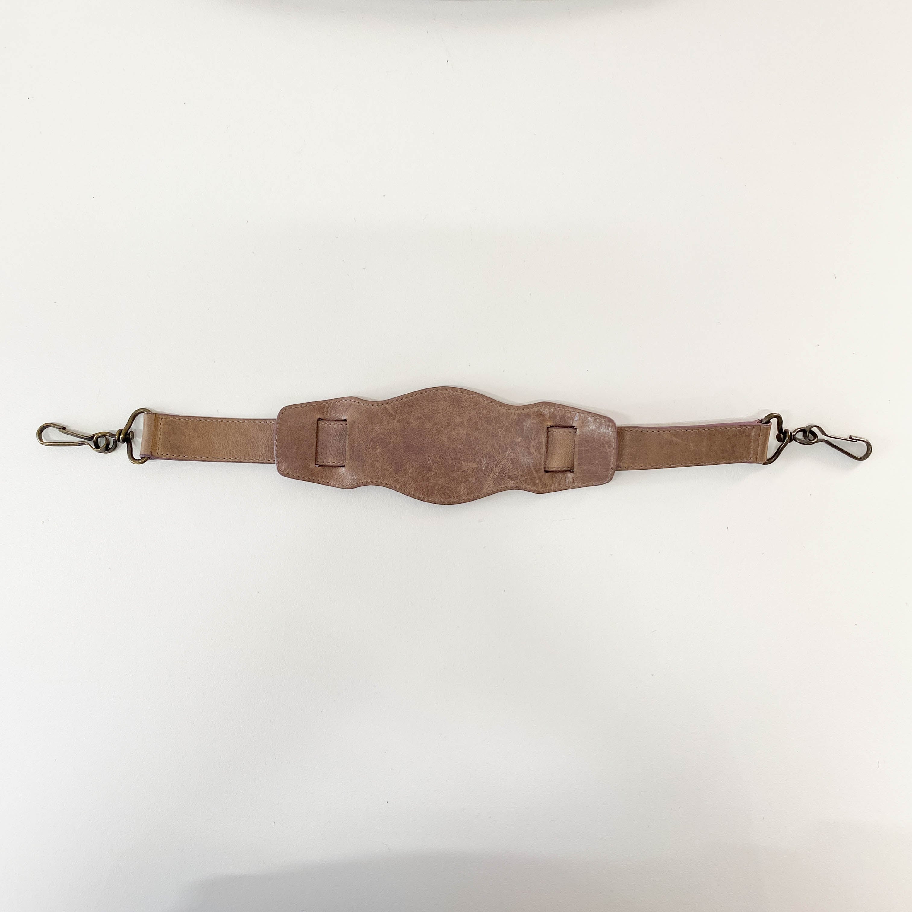 Mini City Brown Leather Shoulder Bag