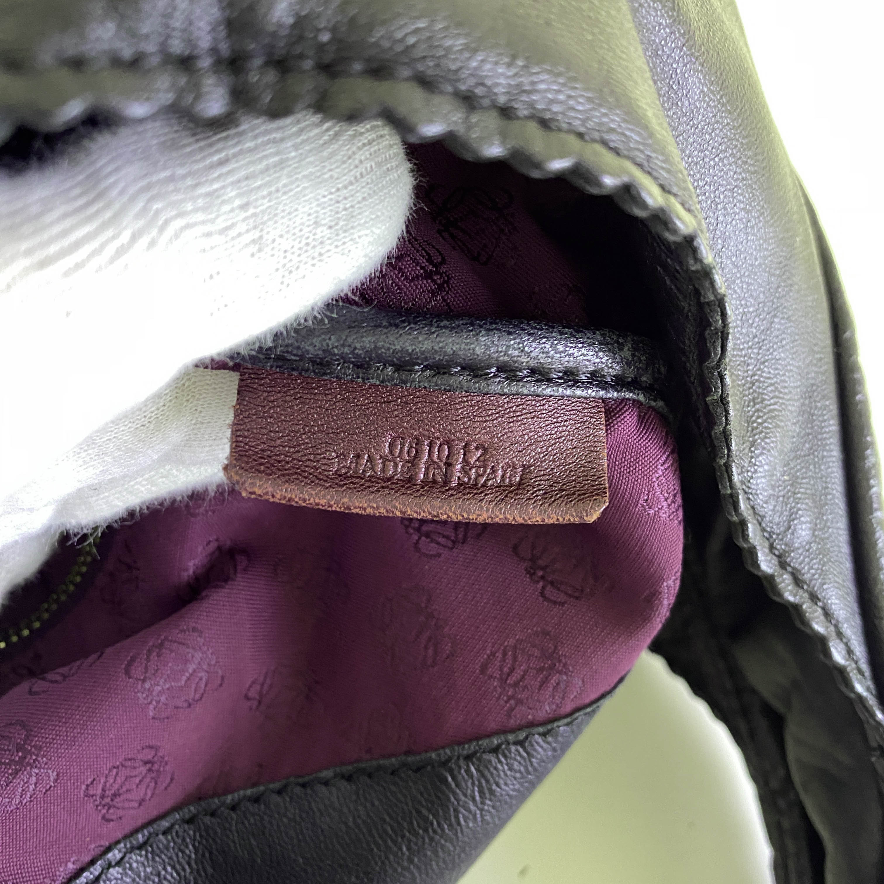 Hobo Black Napa Leather Bag