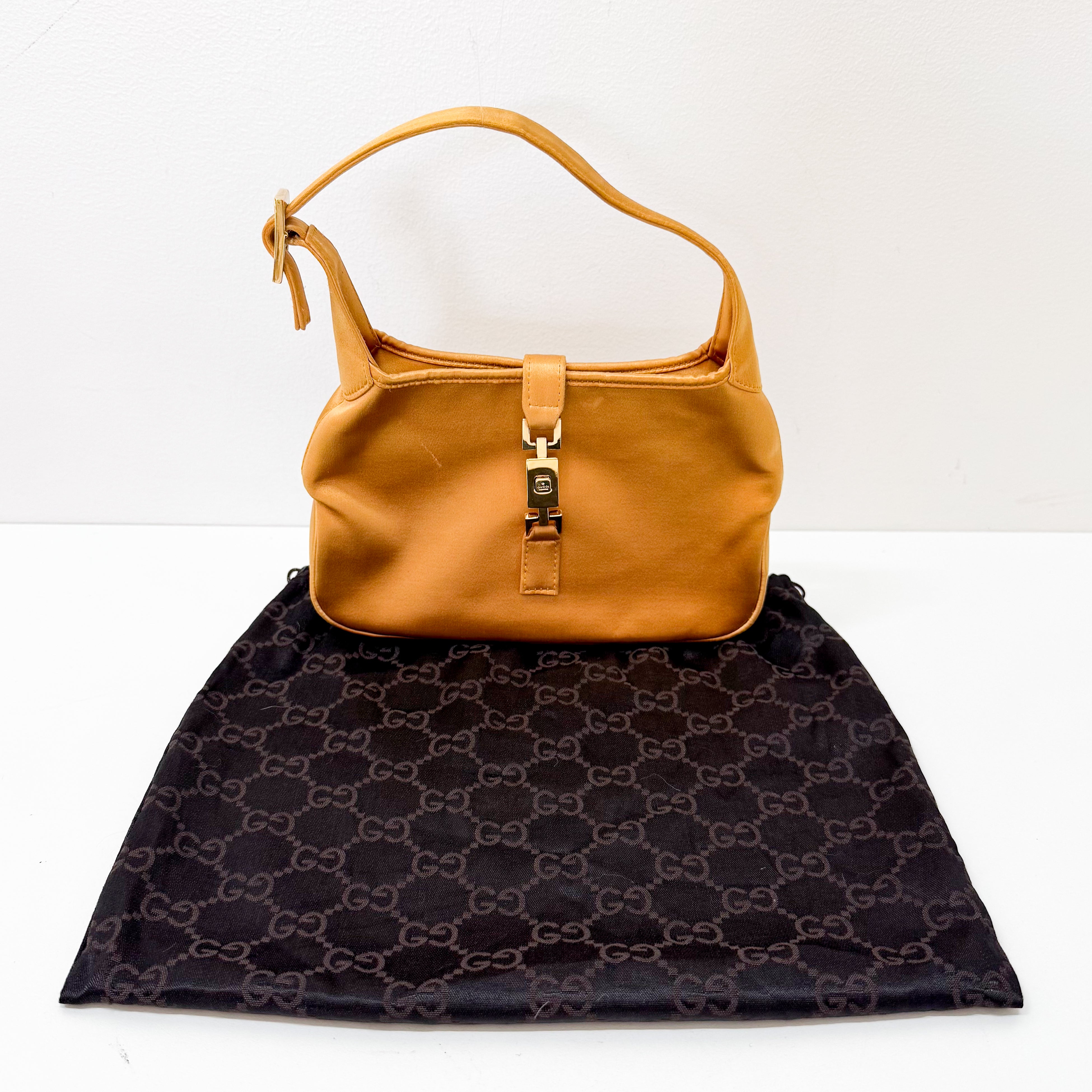 Mini Jackie Yellow Mustard Satin Bag