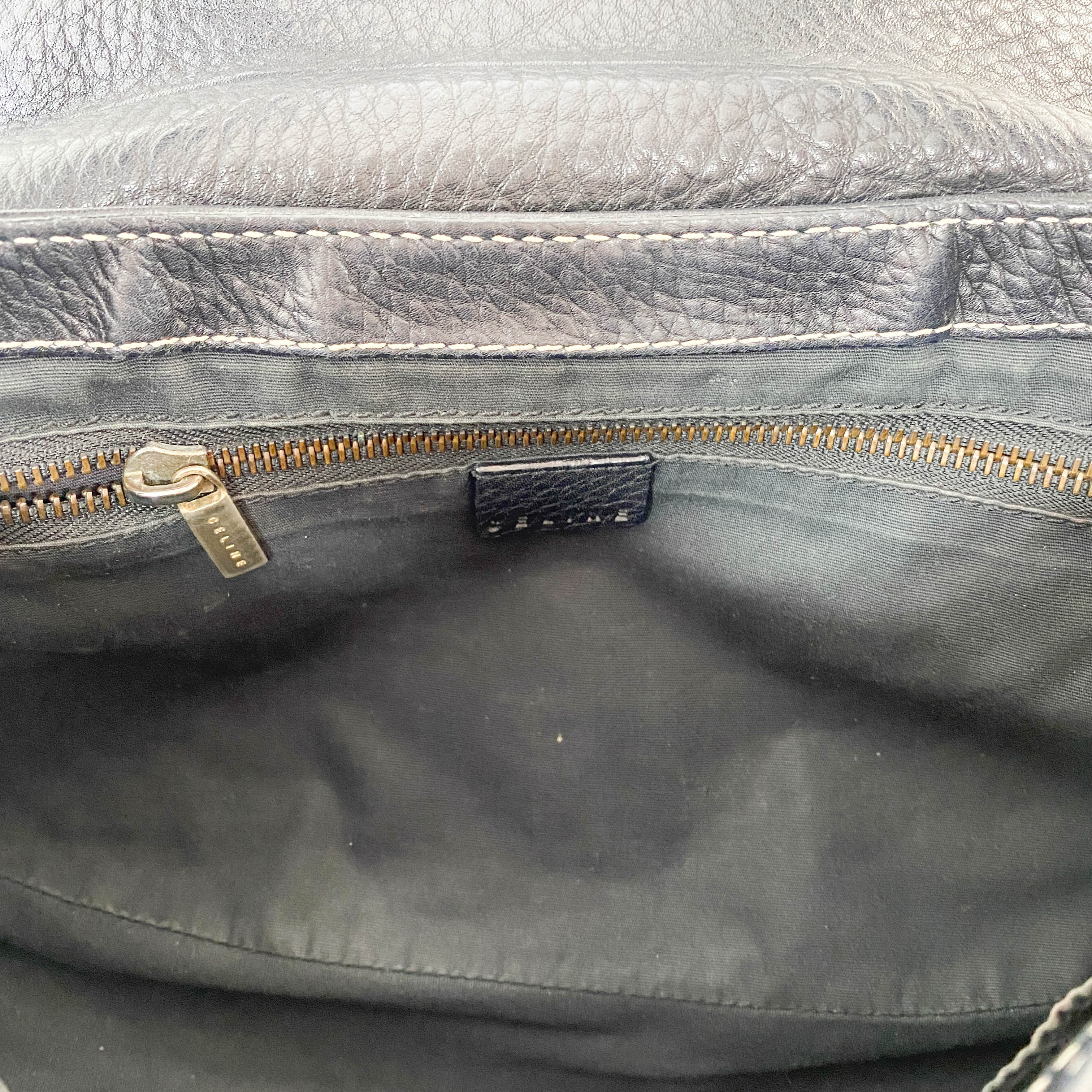 Black Selleria Leather Shoulder Bag