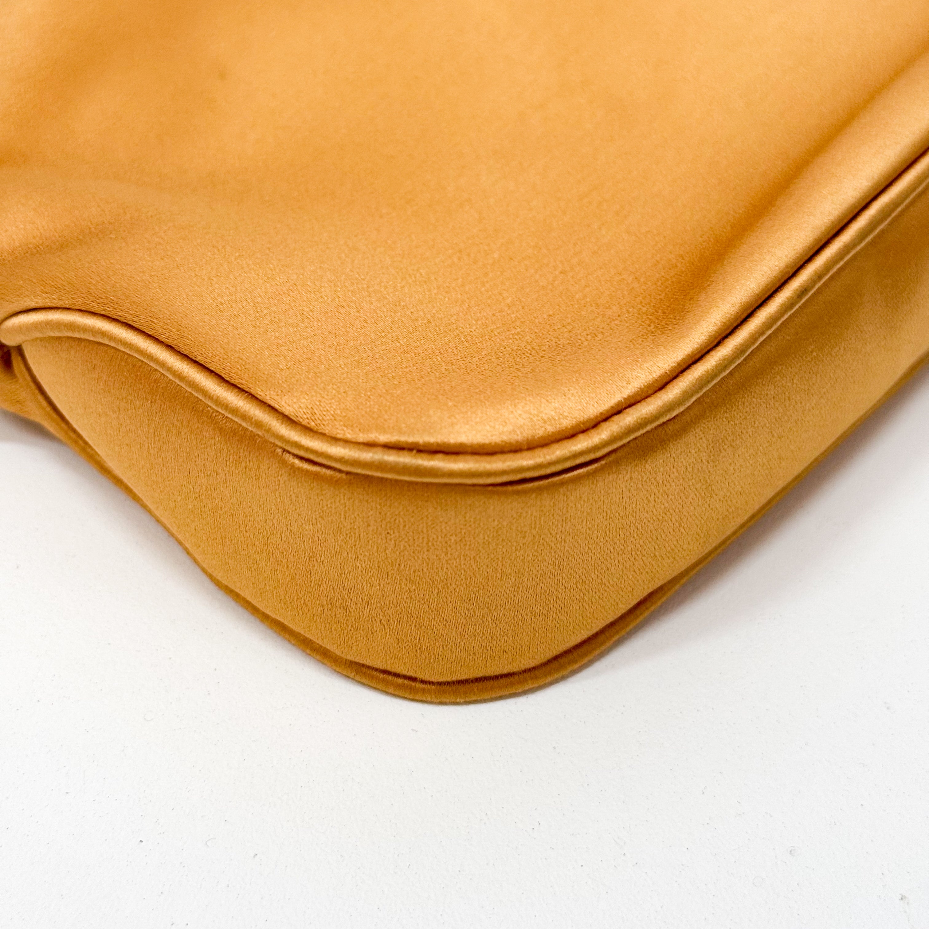 Mini Jackie Yellow Mustard Satin Bag