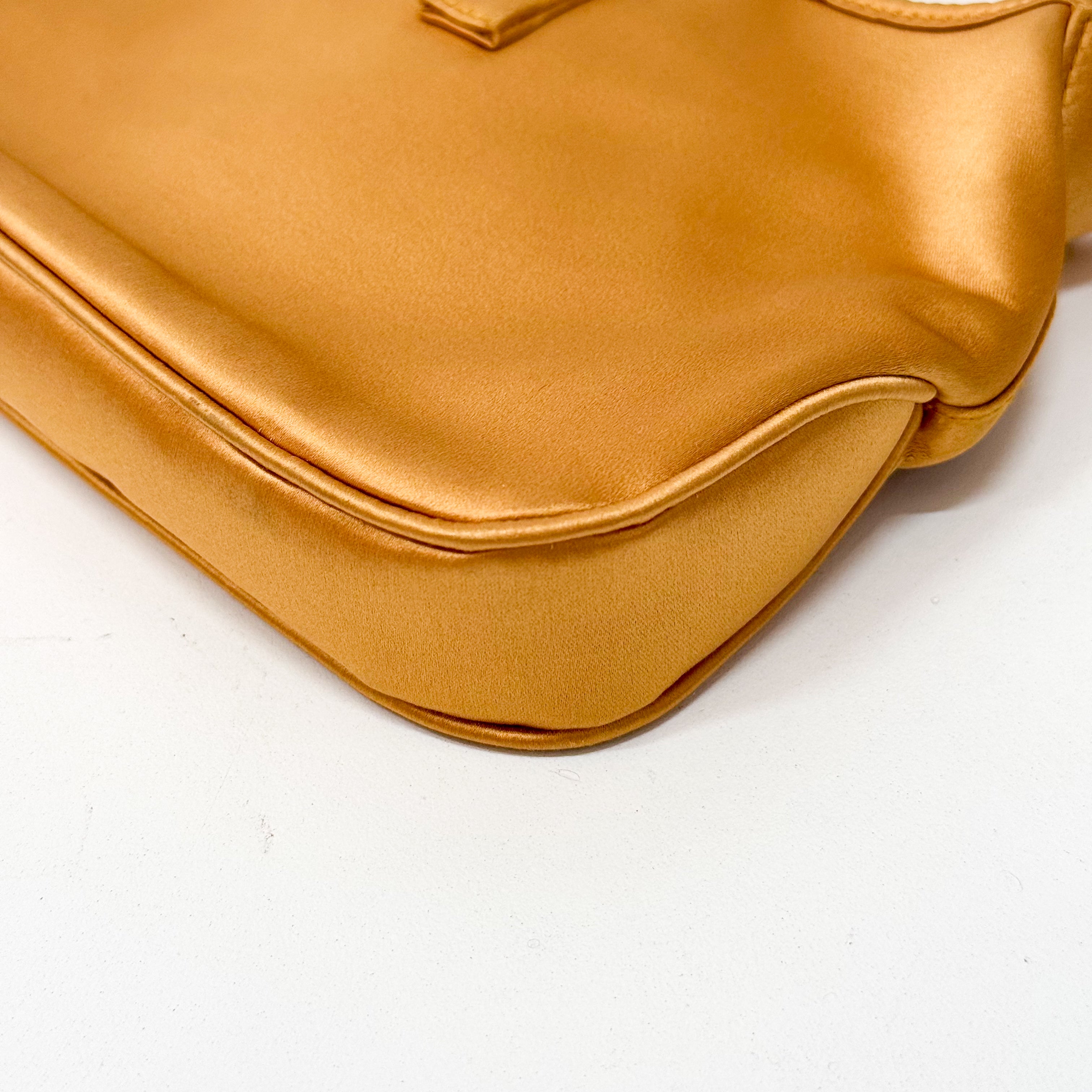 Mini Jackie Yellow Mustard Satin Bag