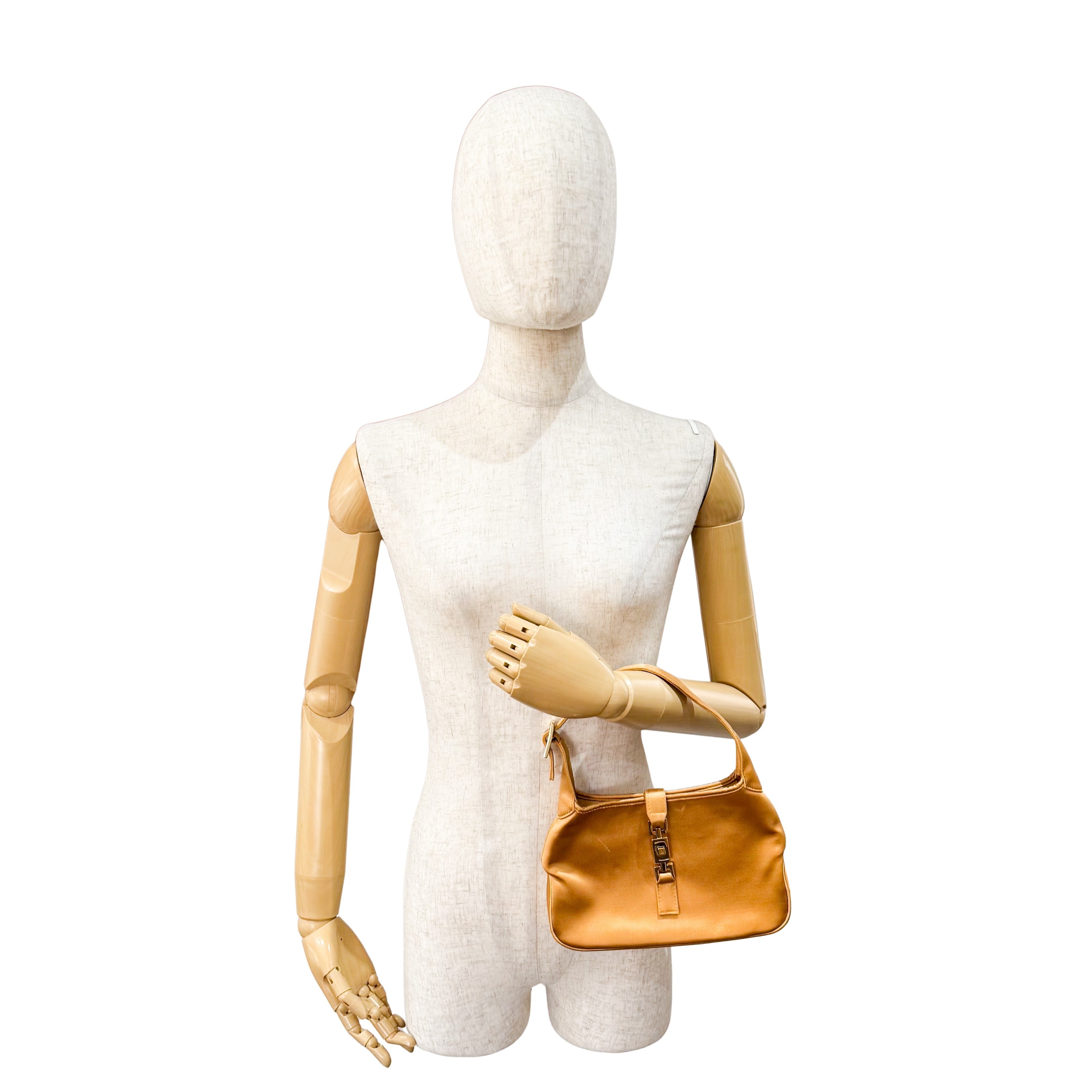 Mini Jackie Yellow Mustard Satin Bag