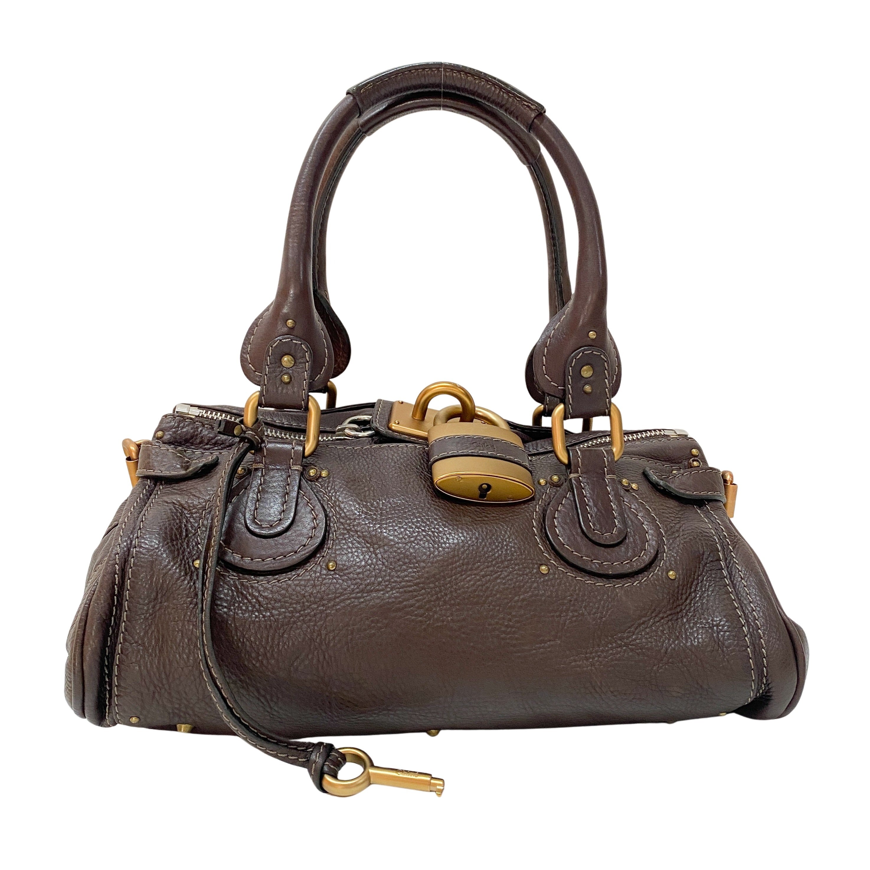 Paddington Brown Leather Shoulder Bag