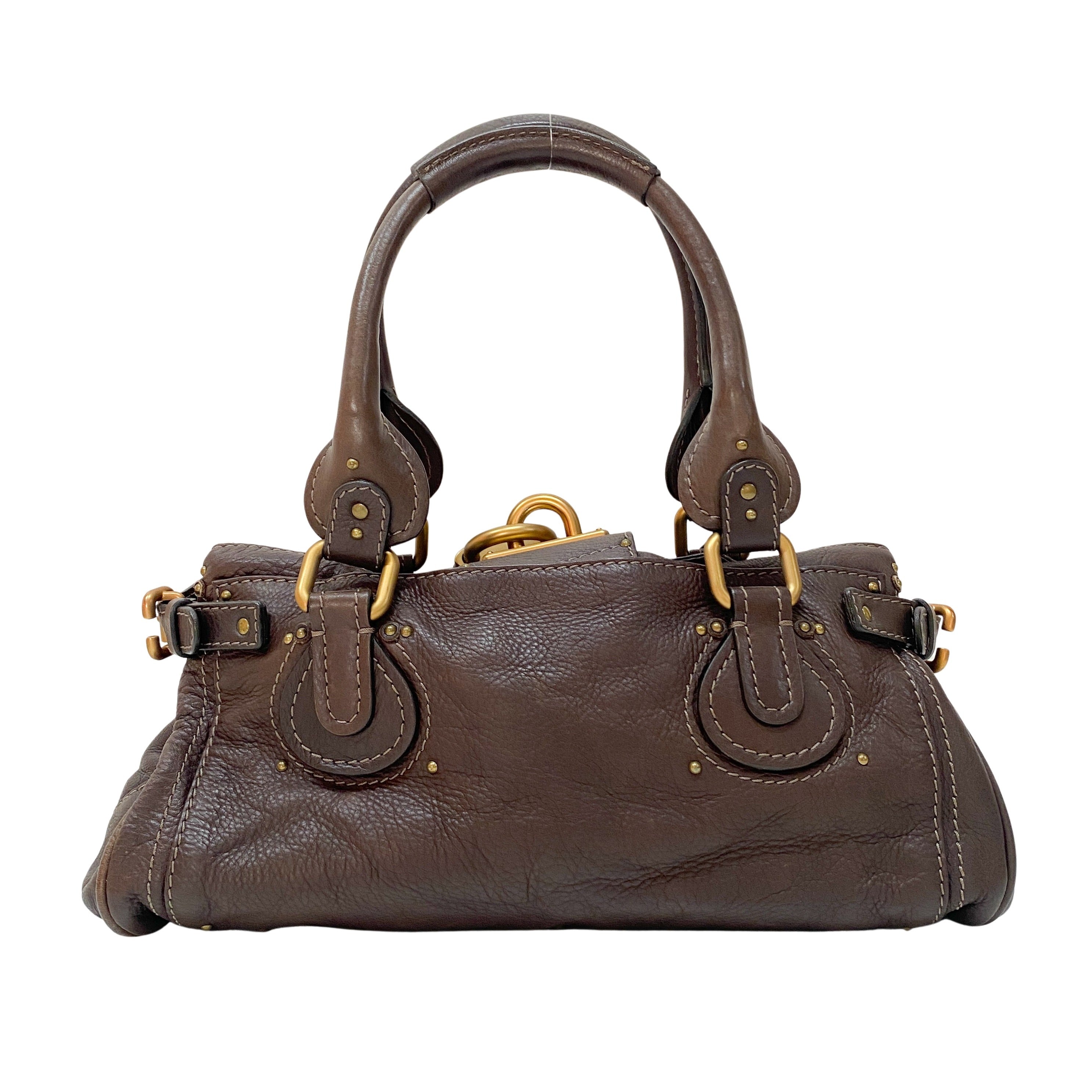 Paddington Brown Leather Shoulder Bag