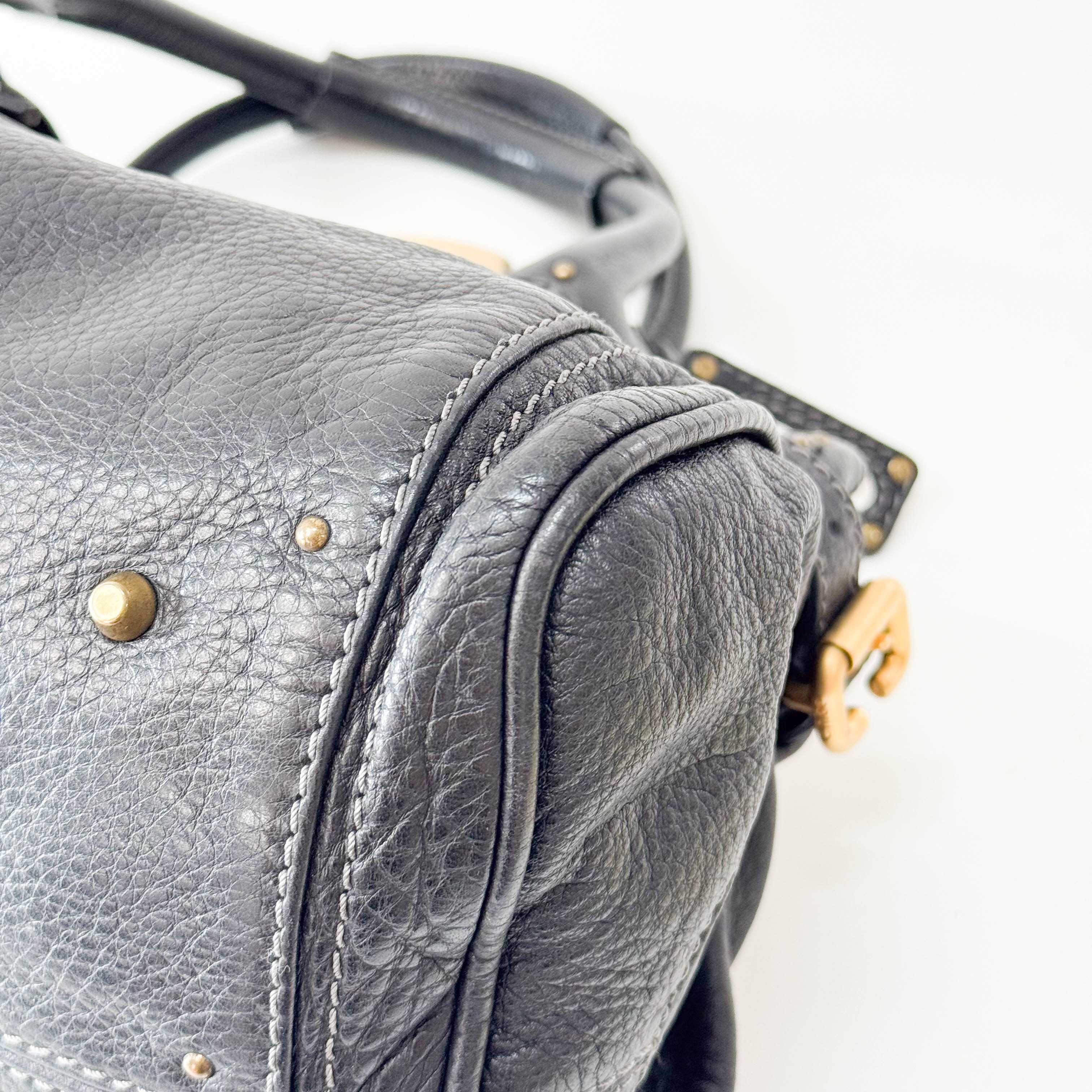 Paddignton Black Leather Bag