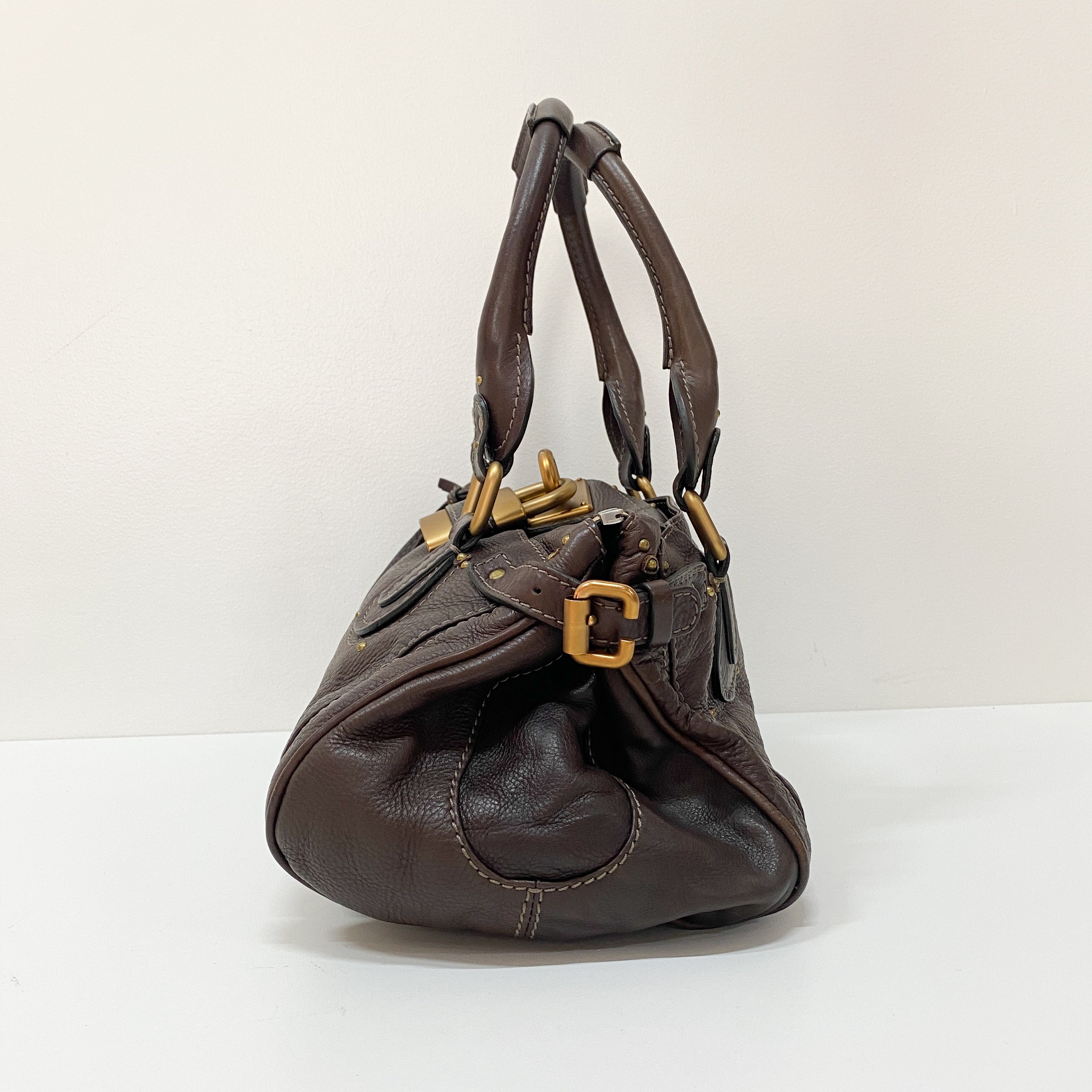 Paddington Brown Leather Shoulder Bag
