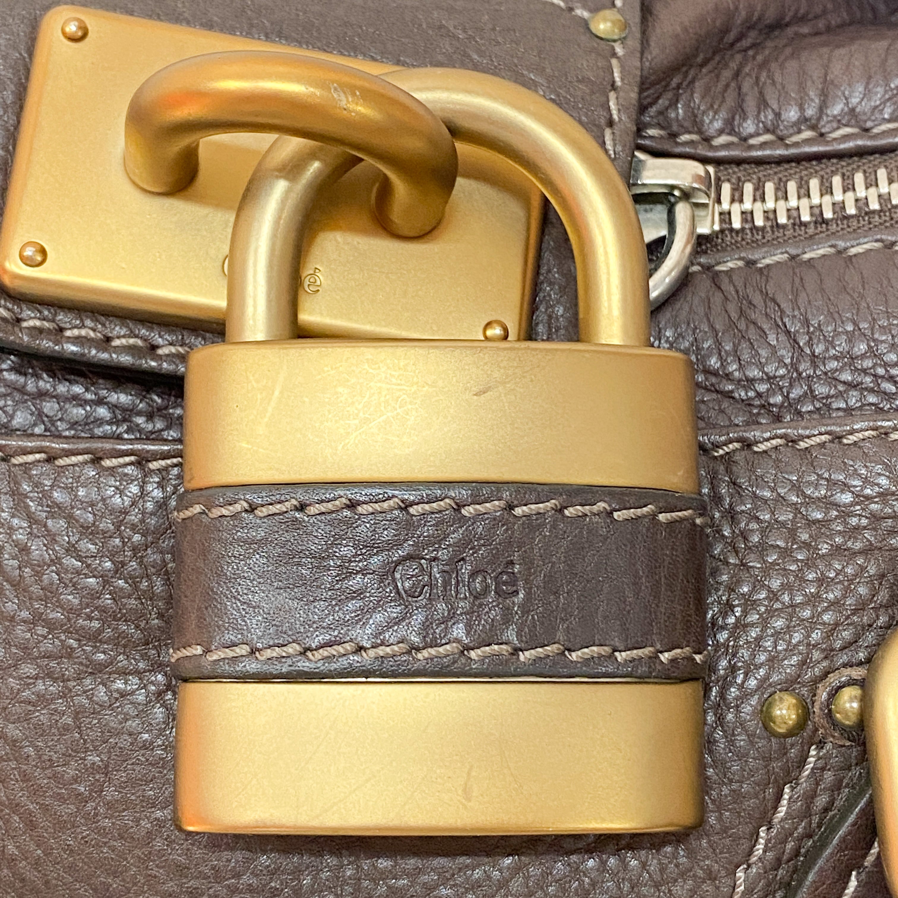 Paddington Brown Leather Shoulder Bag