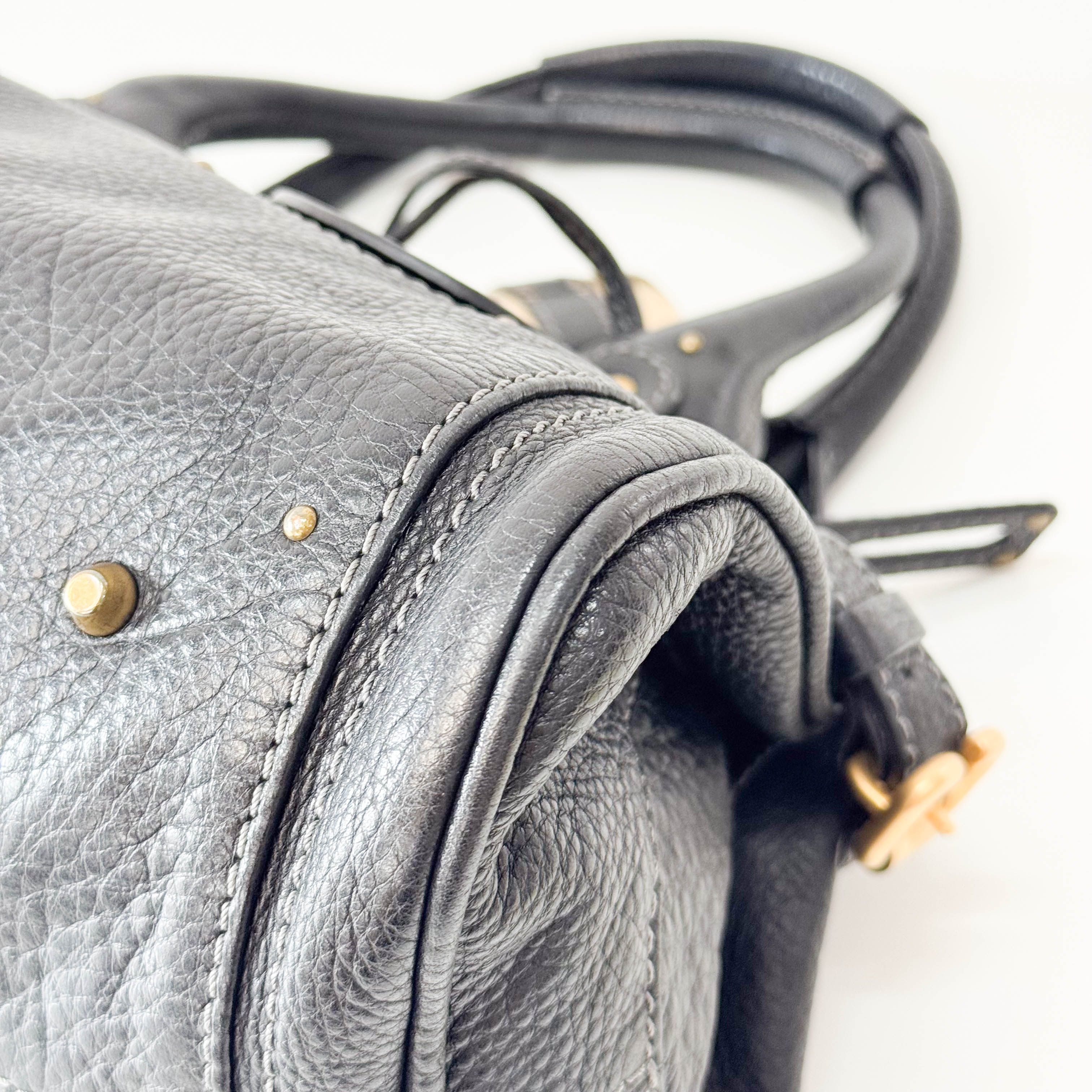 Paddignton Black Leather Bag