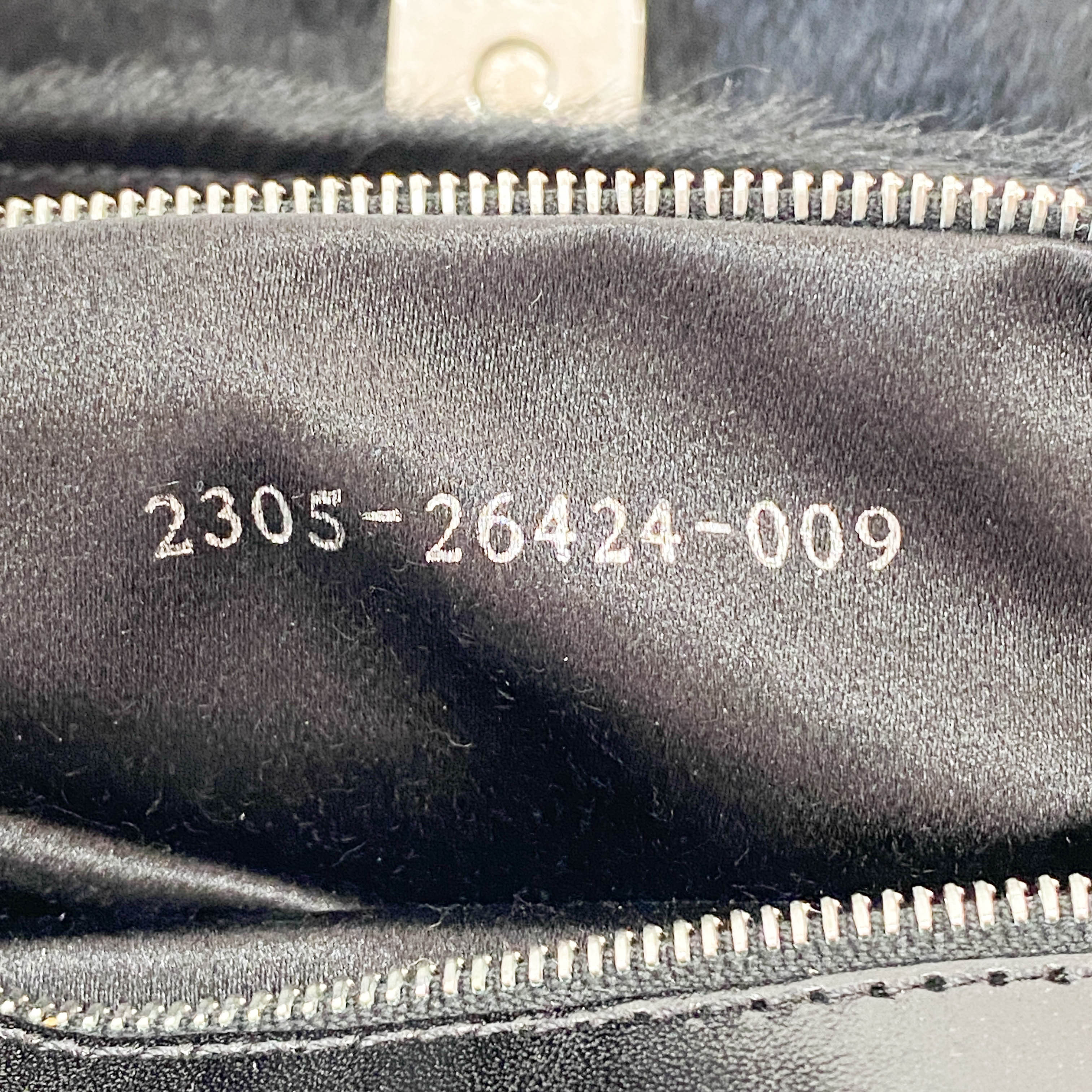 Baguette Black Pony Hair Shoulder Bag