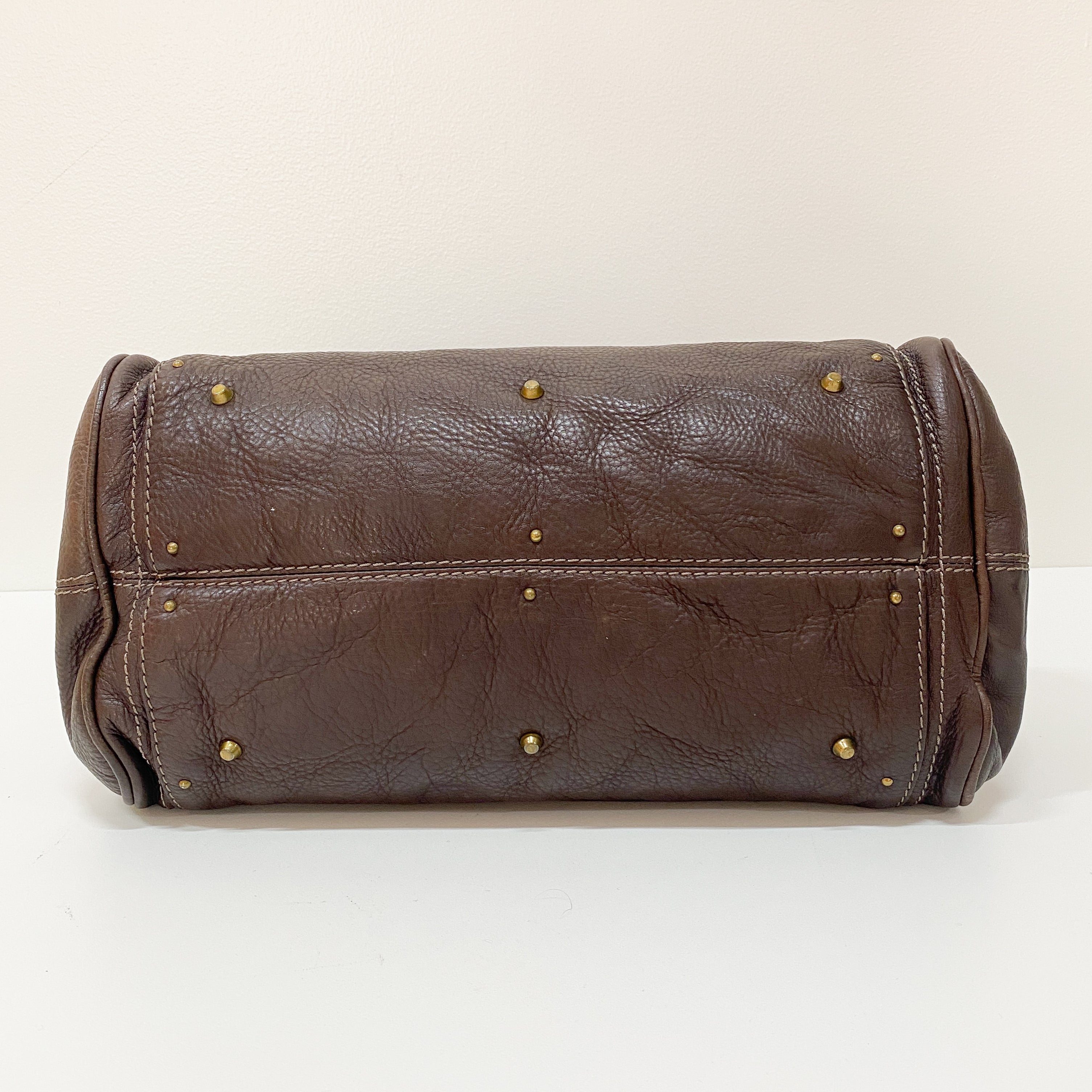 Paddington Brown Leather Shoulder Bag