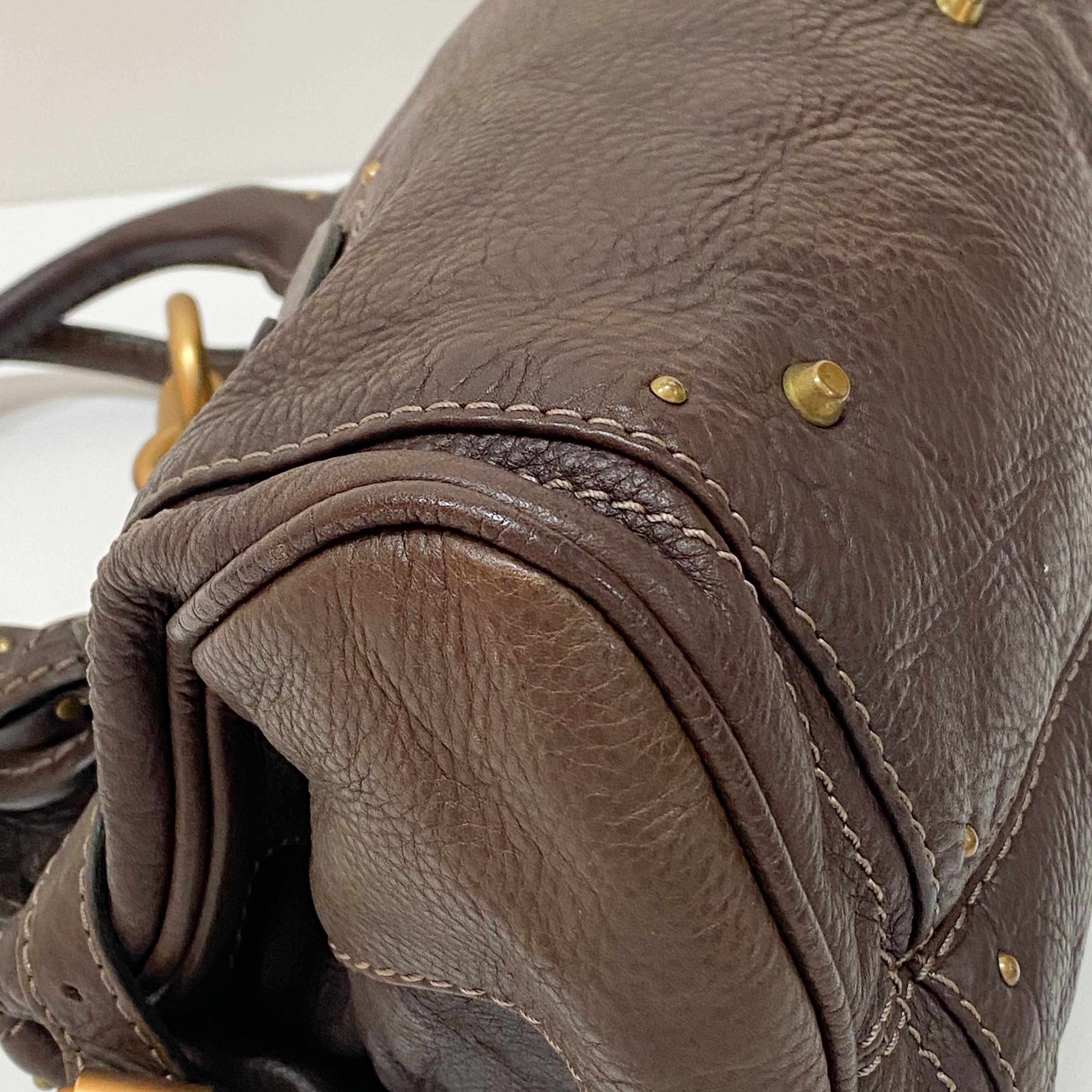 Paddington Brown Leather Shoulder Bag