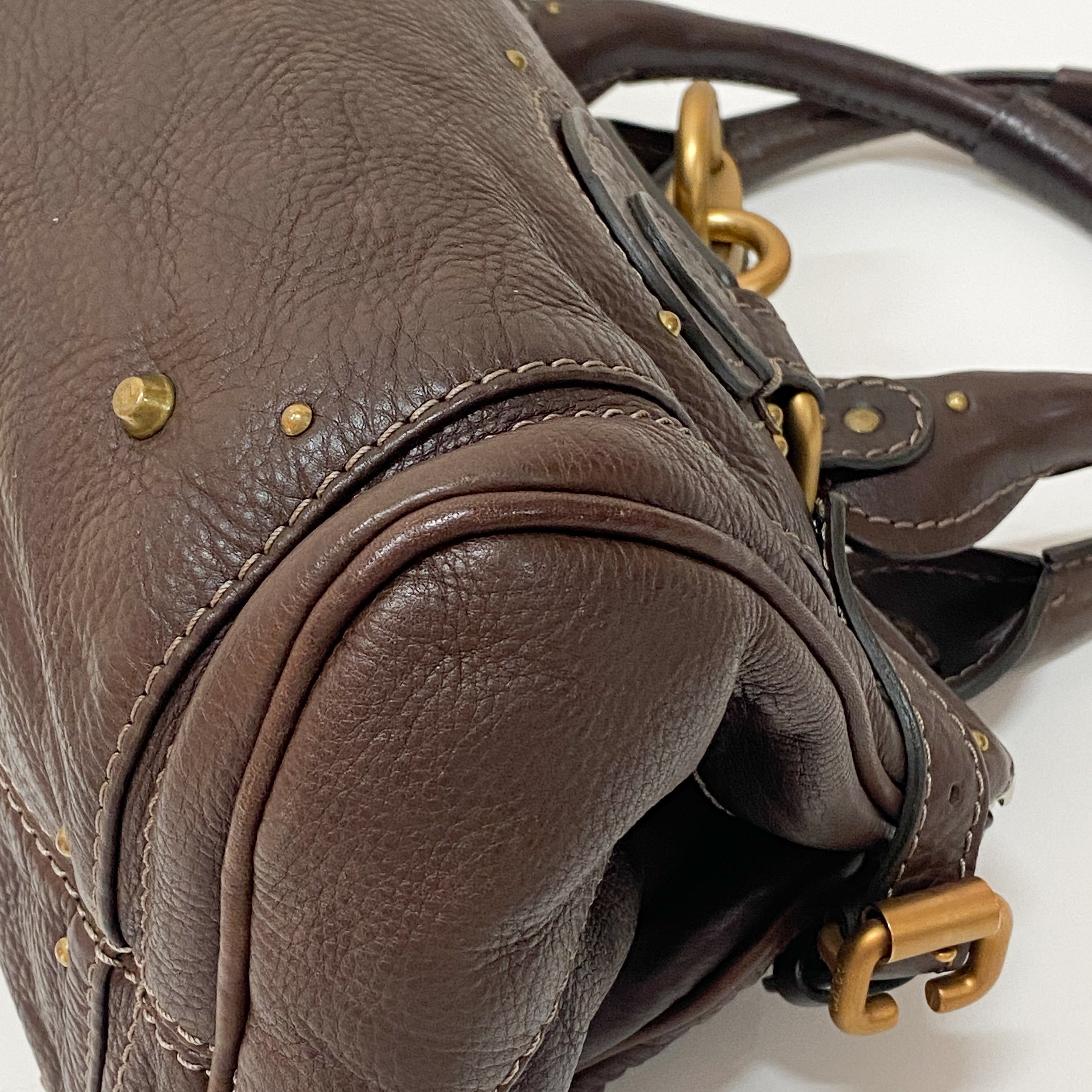 Paddington Brown Leather Shoulder Bag