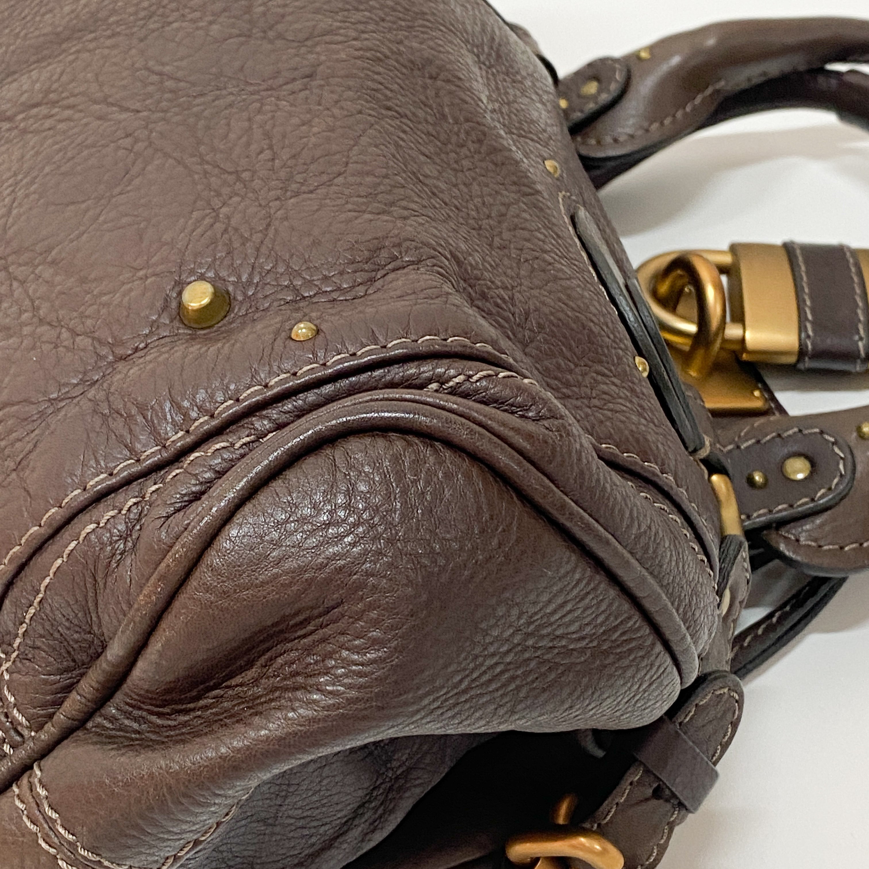 Paddington Brown Leather Shoulder Bag