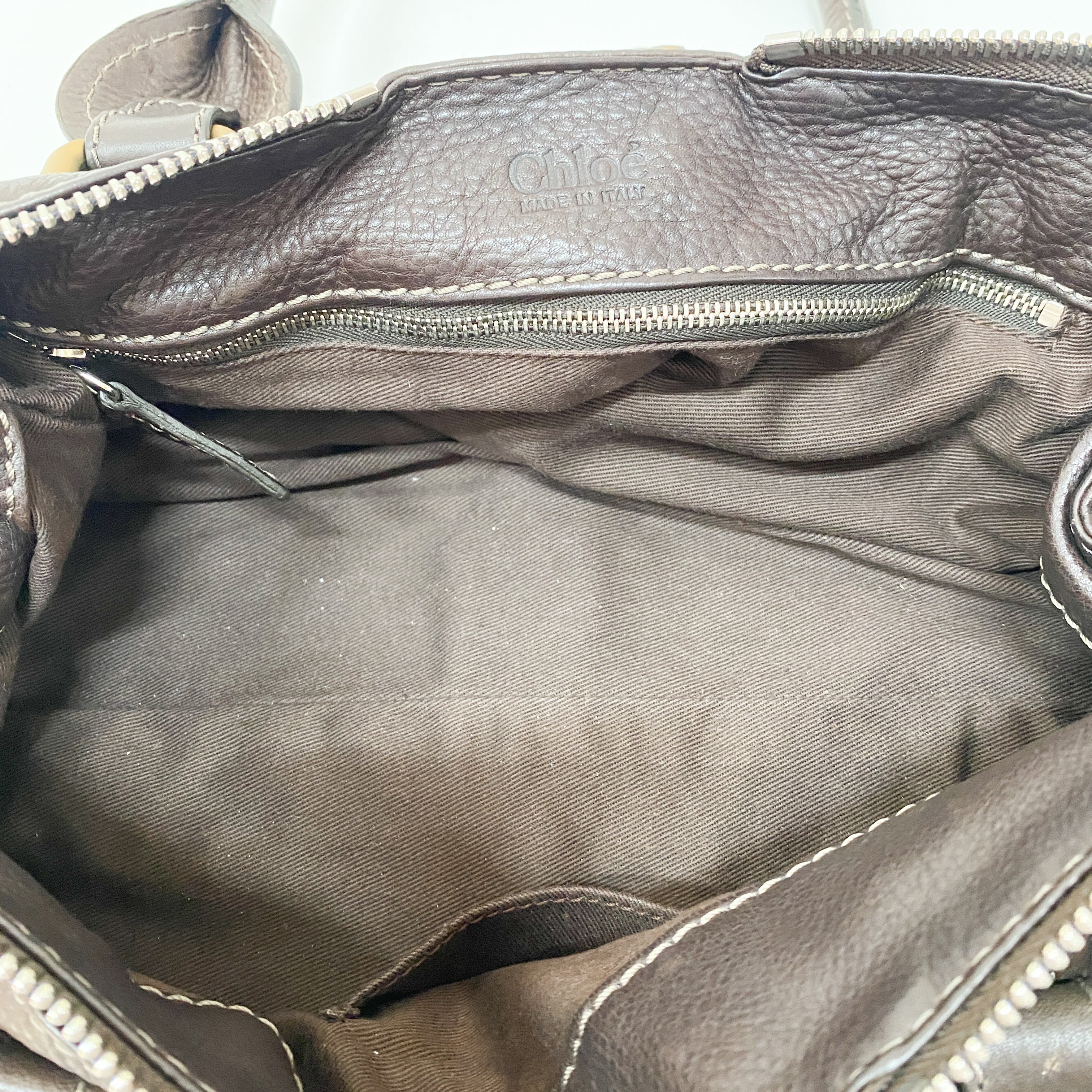 Paddington Brown Leather Shoulder Bag