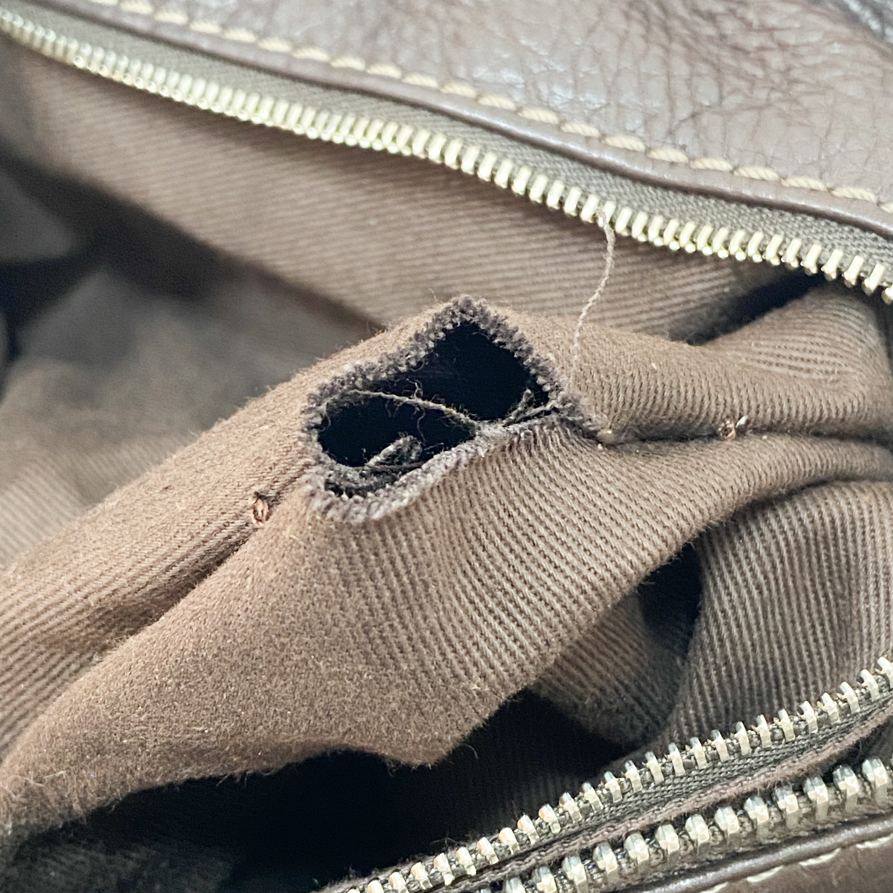 Paddington Brown Leather Shoulder Bag