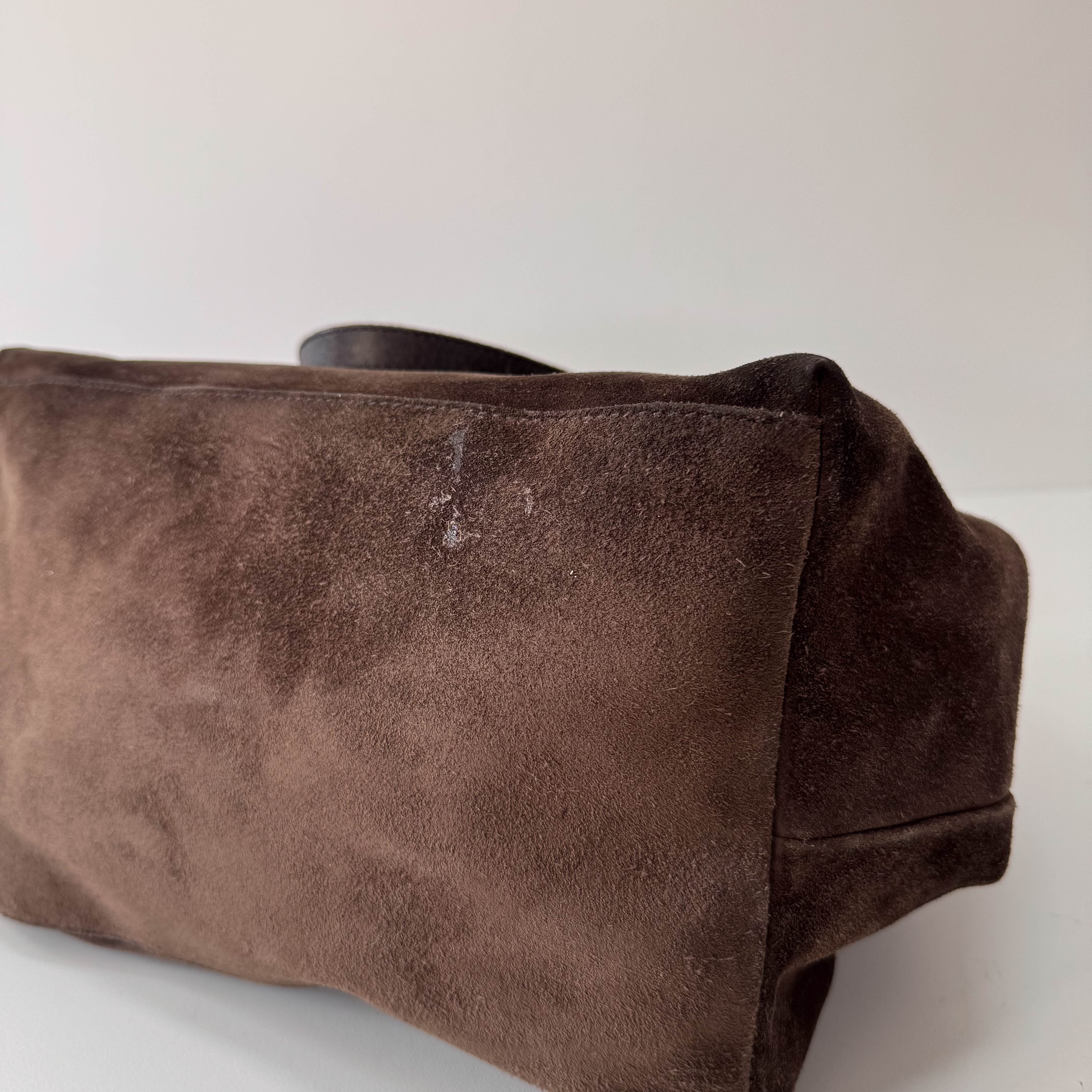 バッグ miu miu archive suede bag lether MIU MIU Archive Brown Suede Shoulder Bag – HIVE PRELOVED